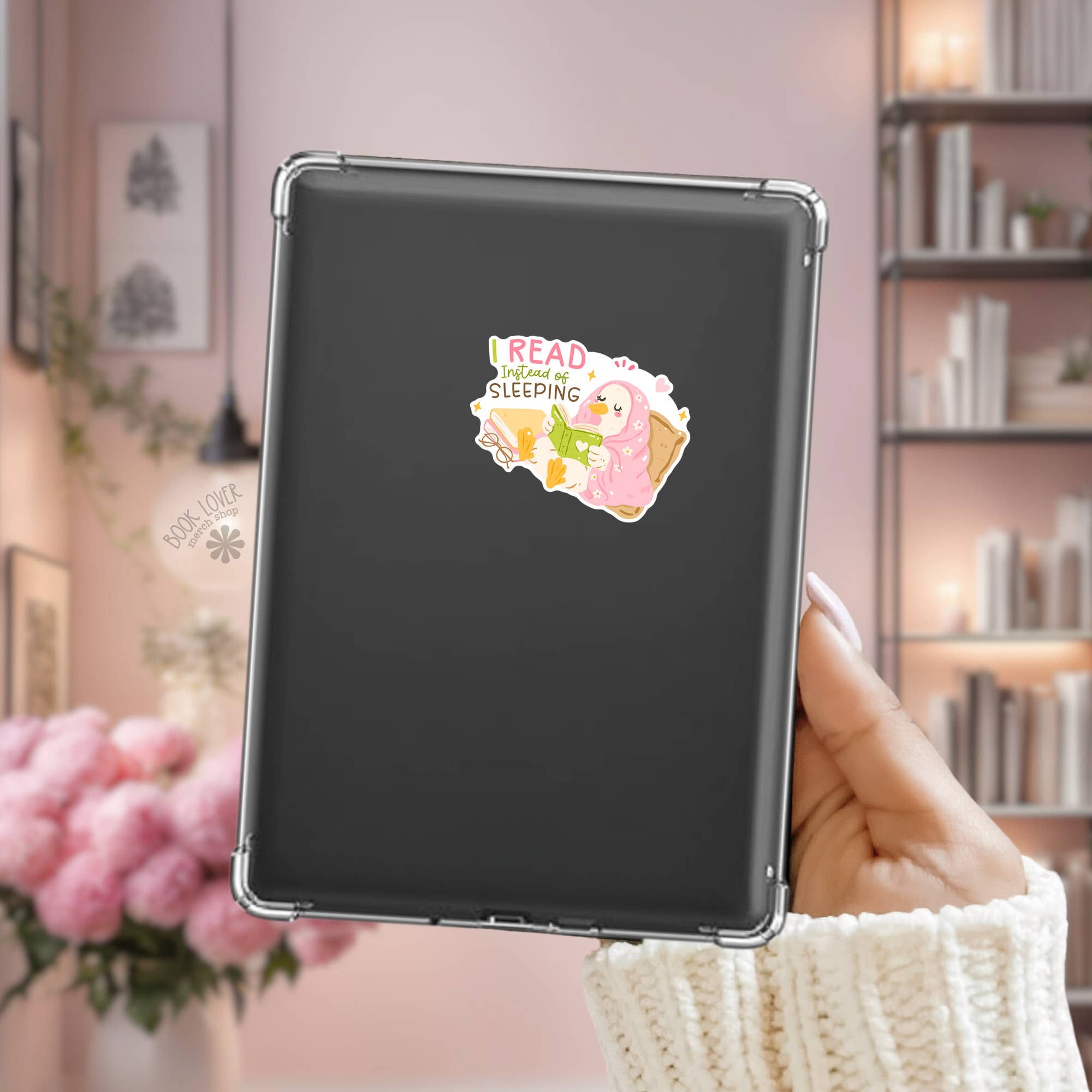 I Read Instead of Sleeping / Bookish Sticker / Reader Gift