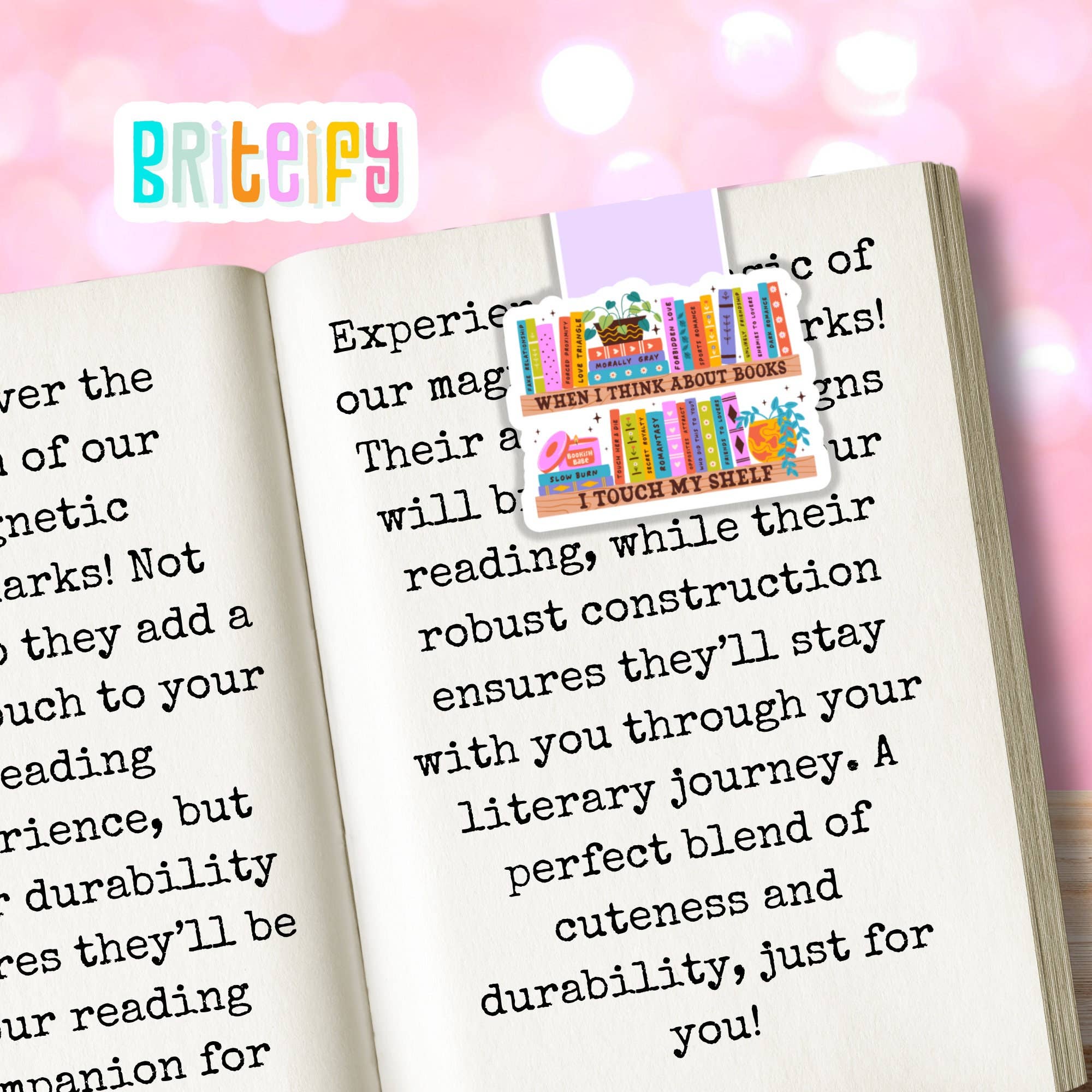 Scholastic High Magnetic Bookmark with Trendy Prints