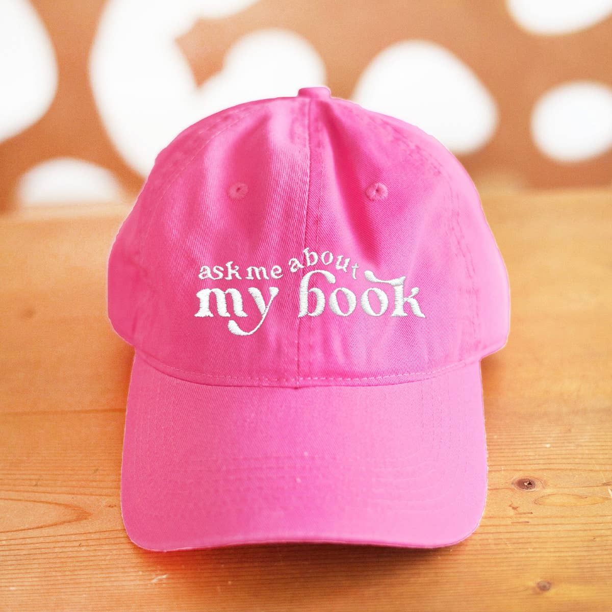 Ask Me About My Book Cap