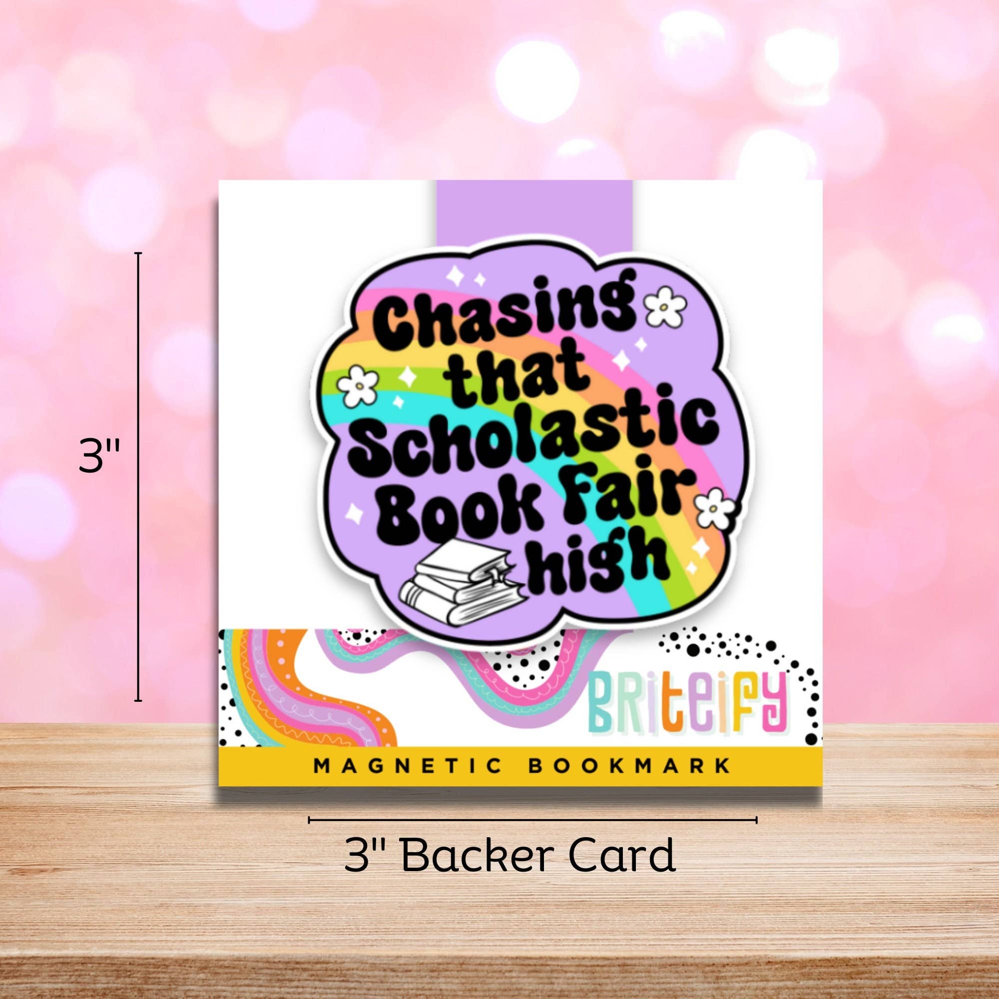 Scholastic High Magnetic Bookmark with Trendy Prints