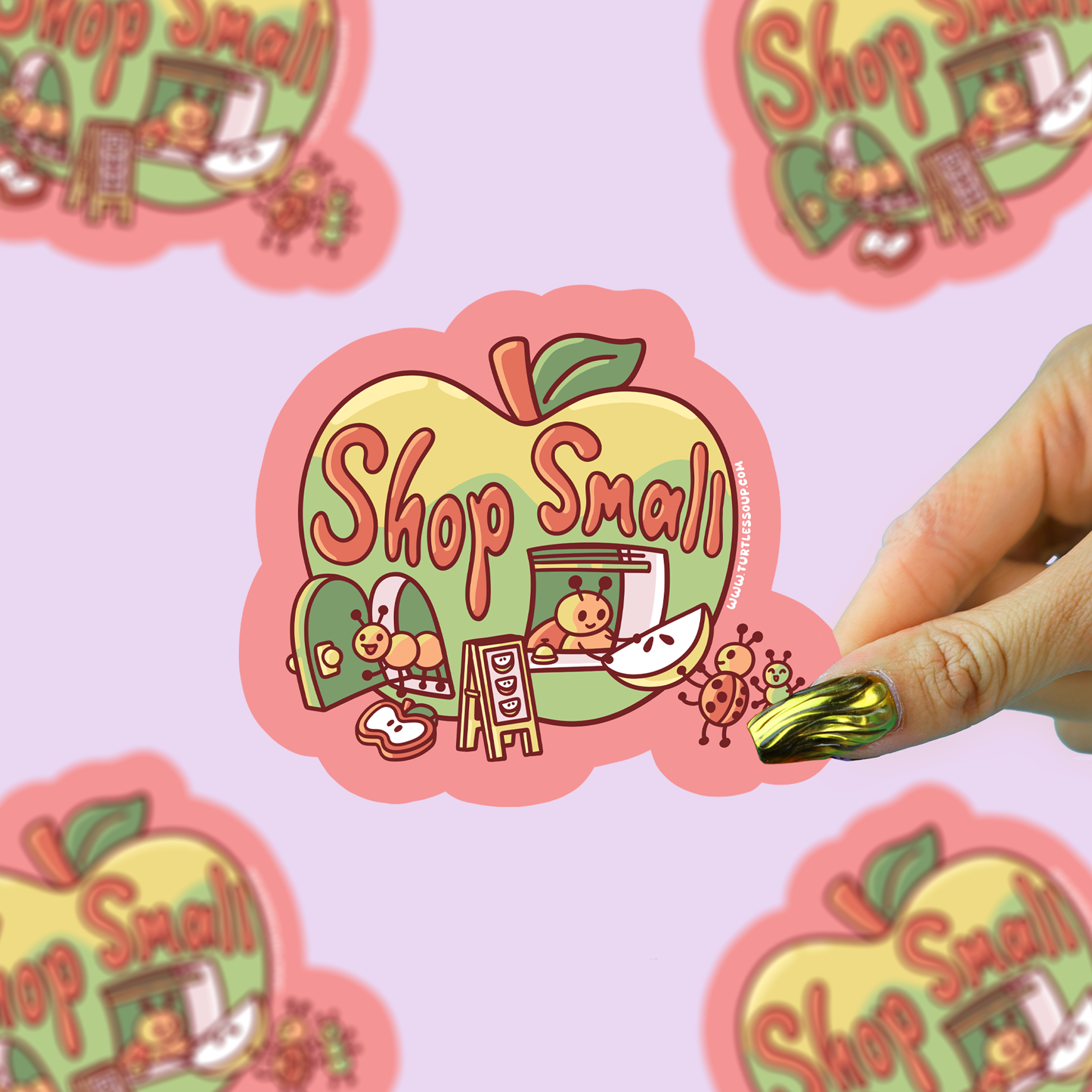 Shop Small Little Guys Vinyl Sticker