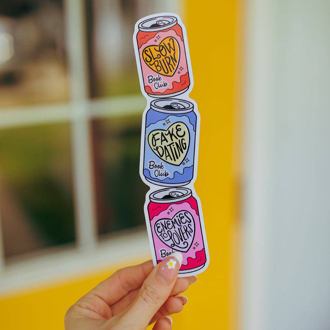 Bookmark Book Club Soda Stack