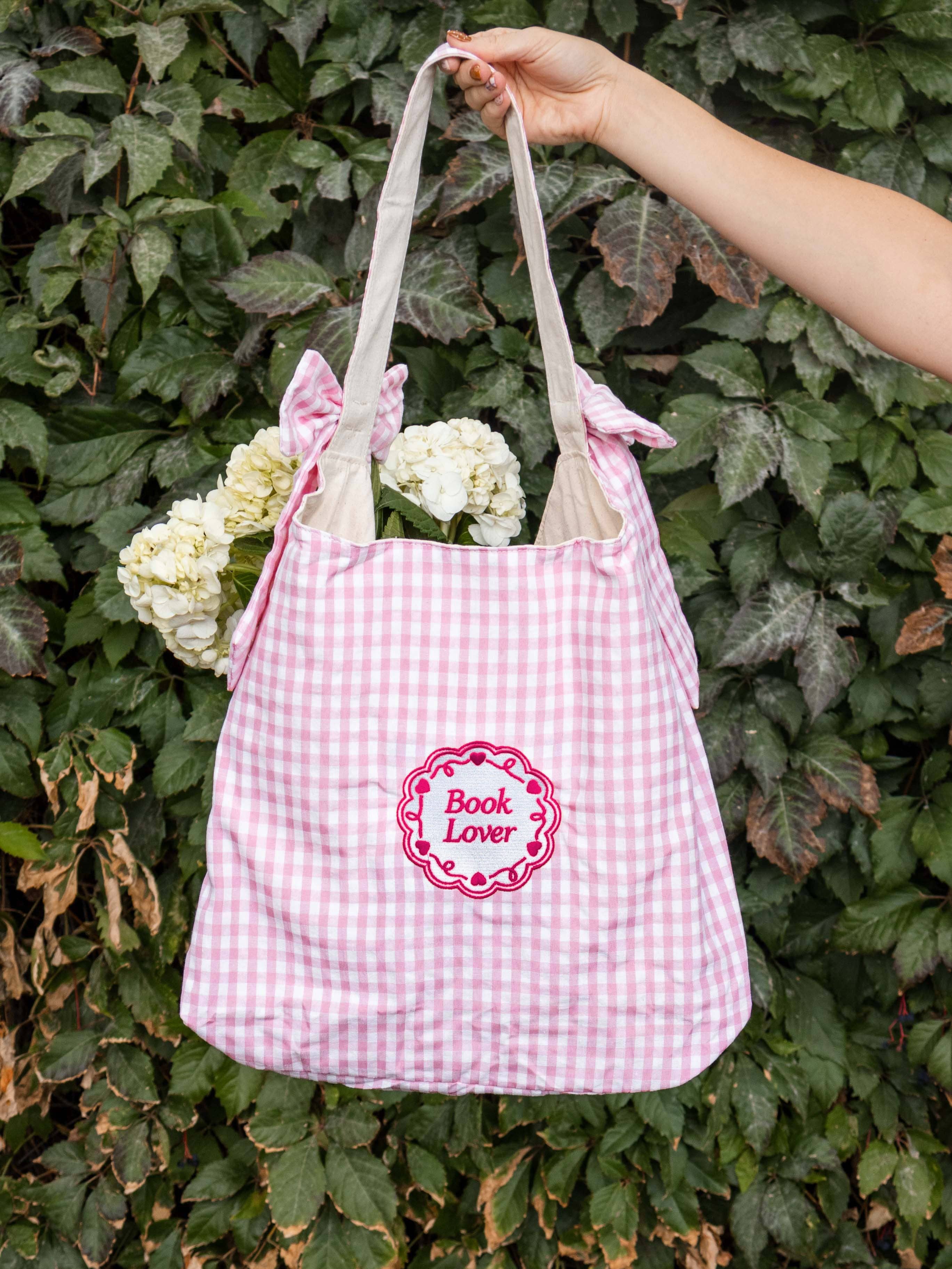 Book Lover Bow Tote