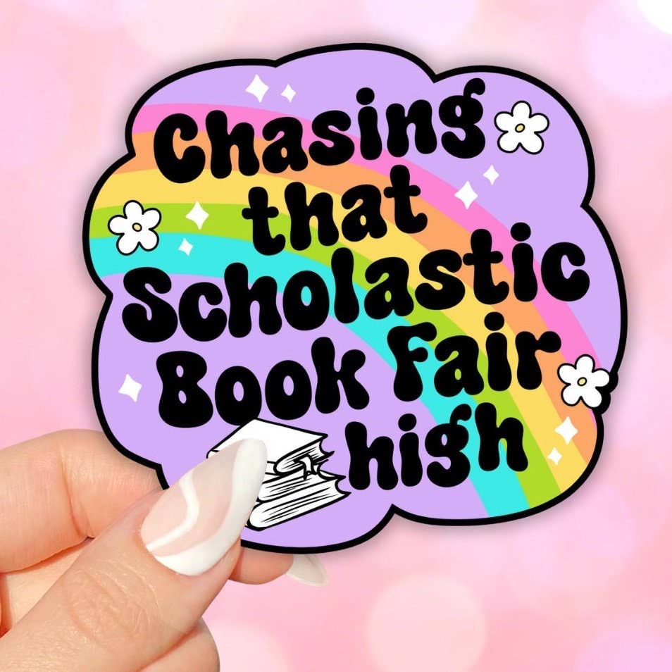 Nostalgic Scholastic Book Fair Stickers for Kindles