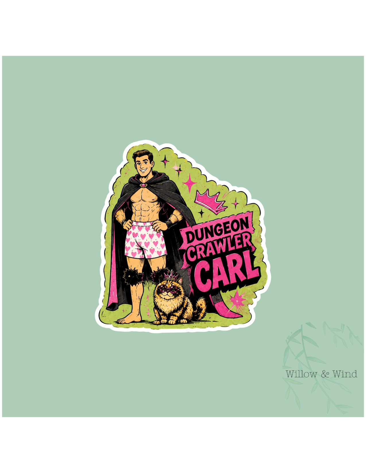 Carl & Donut - Dungeon Crawler Carl Sticker