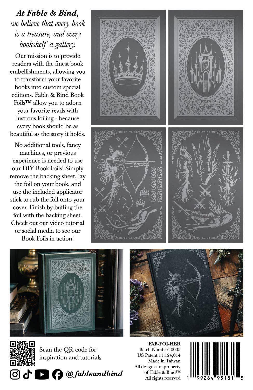 The Heroine Fable & Bind Book Foil™