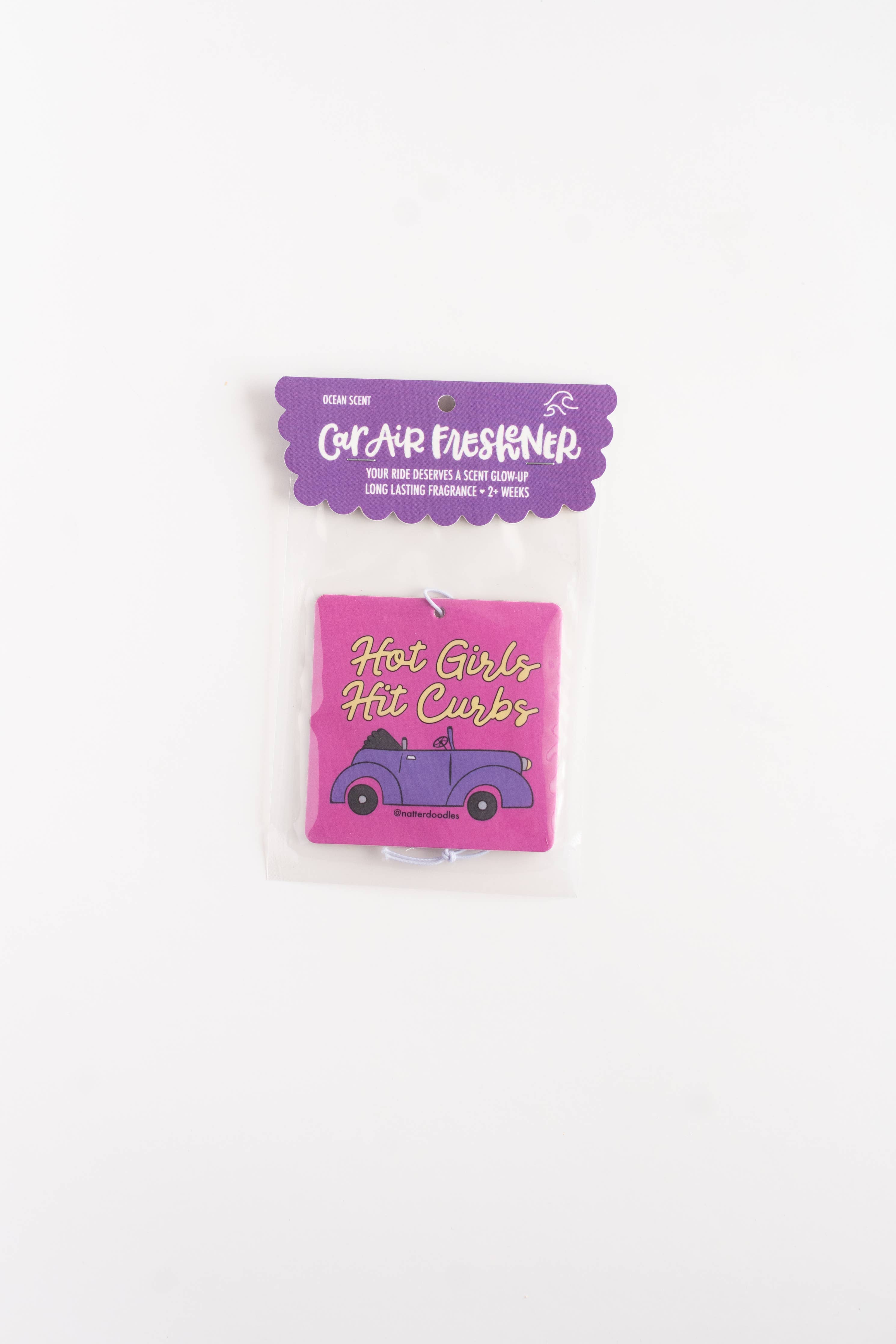 Hot Girls Hit Curbs – Ocean Scent Funny Car Air Freshener