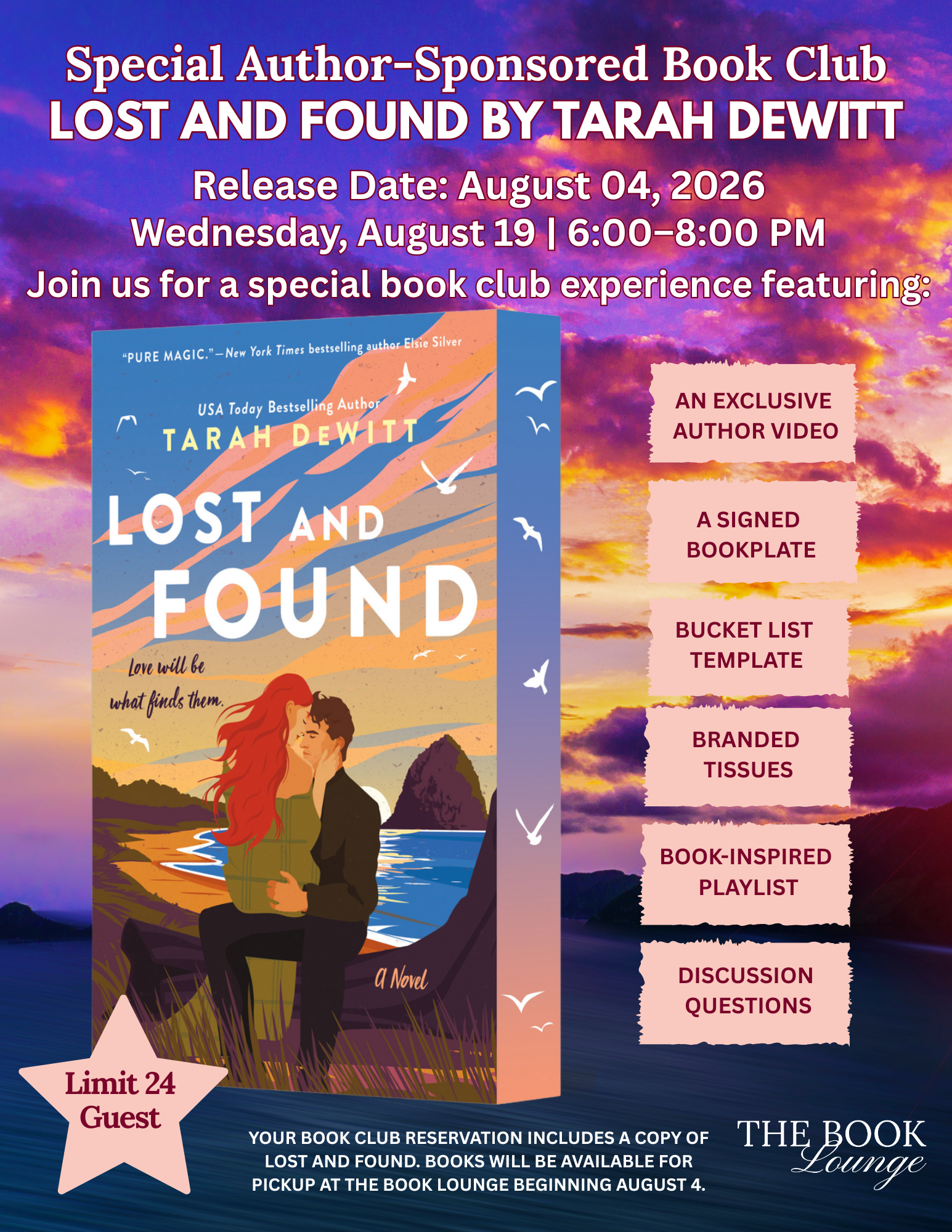 SPECIAL AUTHOR-SPONSORED BOOK CLUB - LOST AND FOUND
