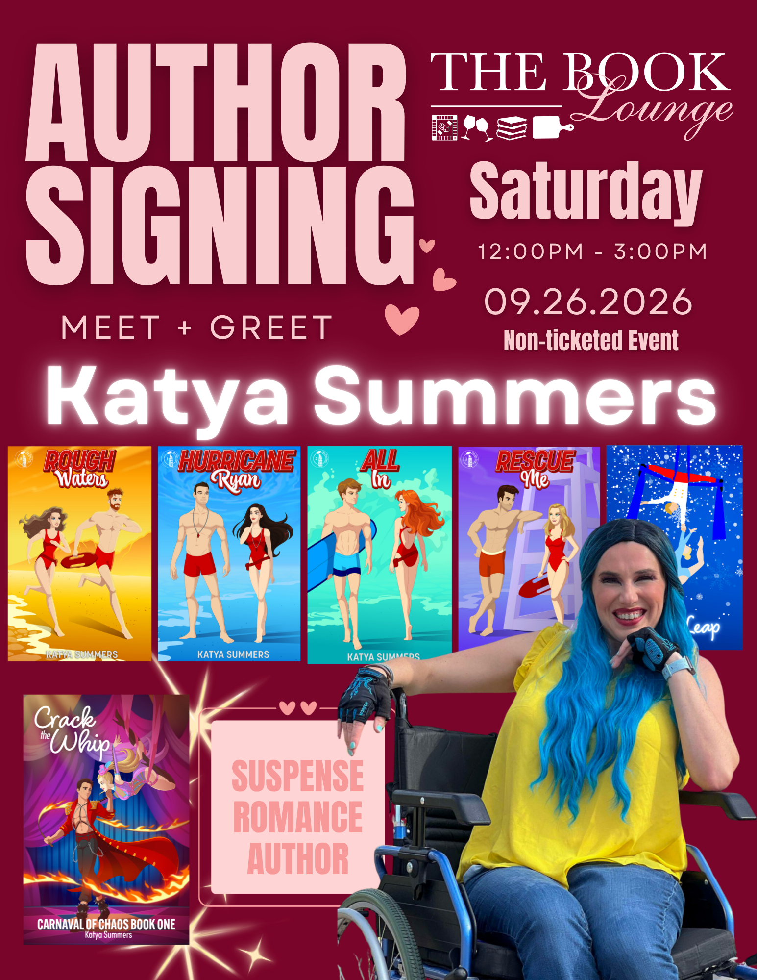 Katya Summers: Author Signing + Release Day!