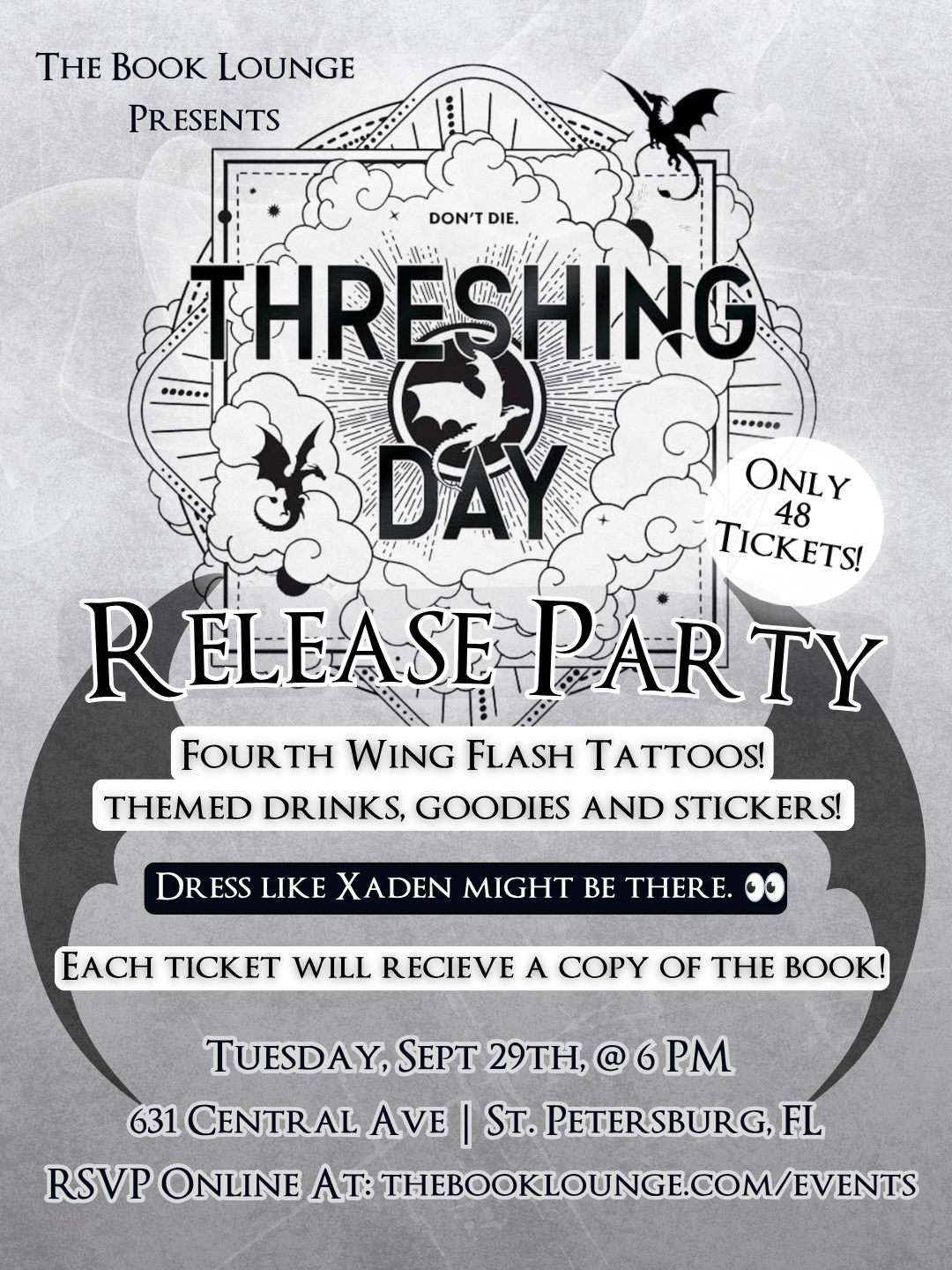 Threshing Day Release Party! w/ Empyrean Tattoo Artist
