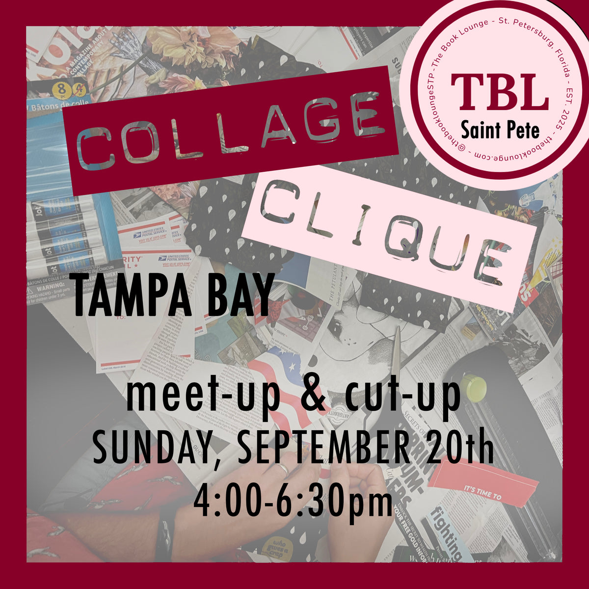 Collage Clique: Meet Up + Cut Up