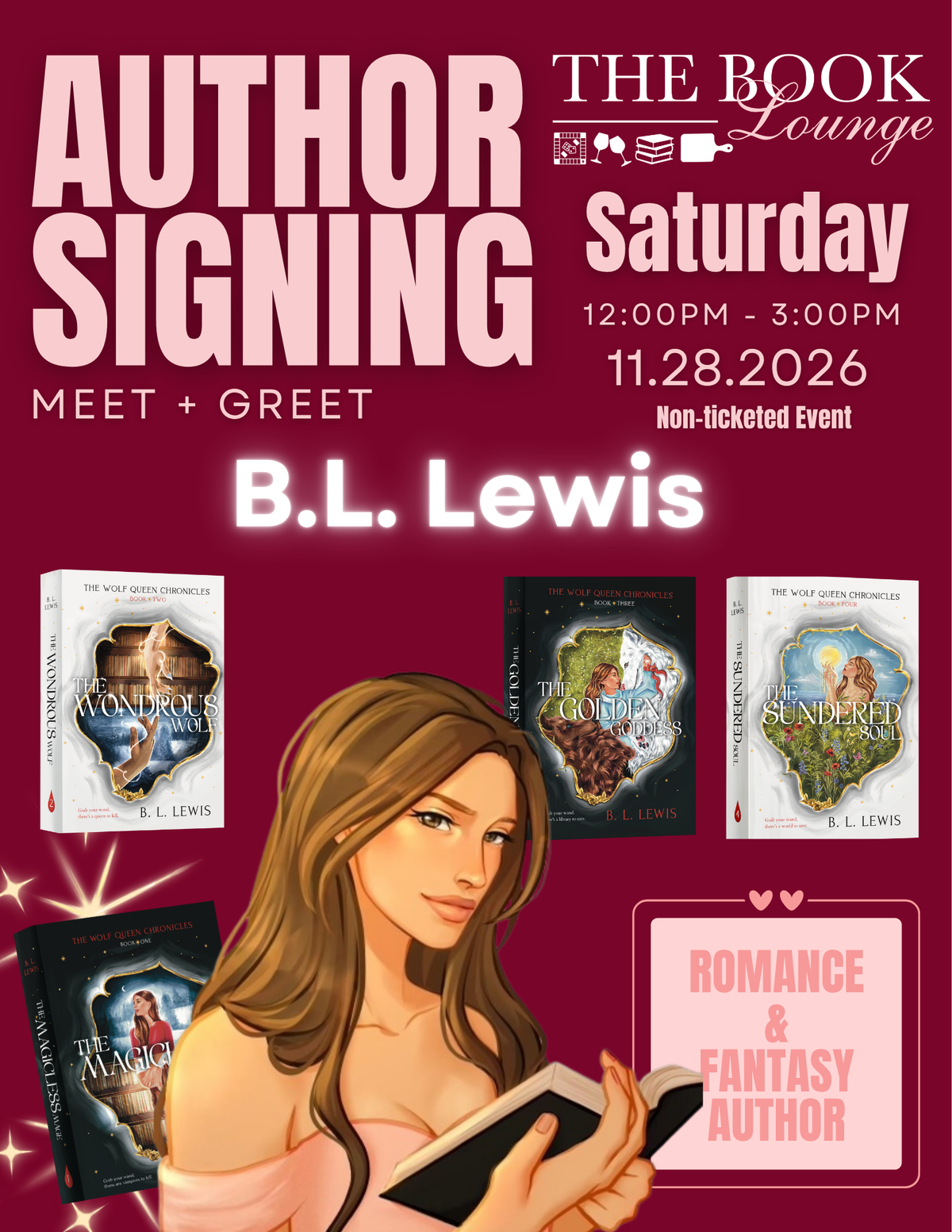 B.L. Lewis: Author Signing!