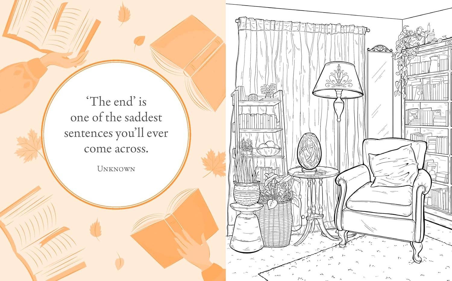 Book Lover's Coloring Book