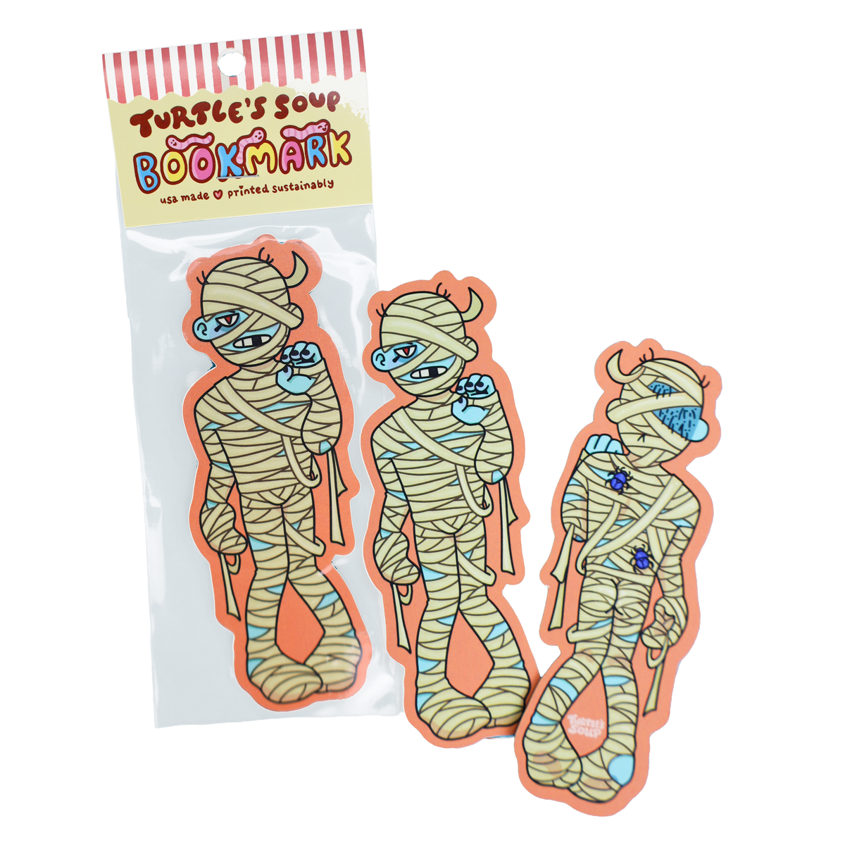 Mummy Monster Pharoah Halloween Bookmark