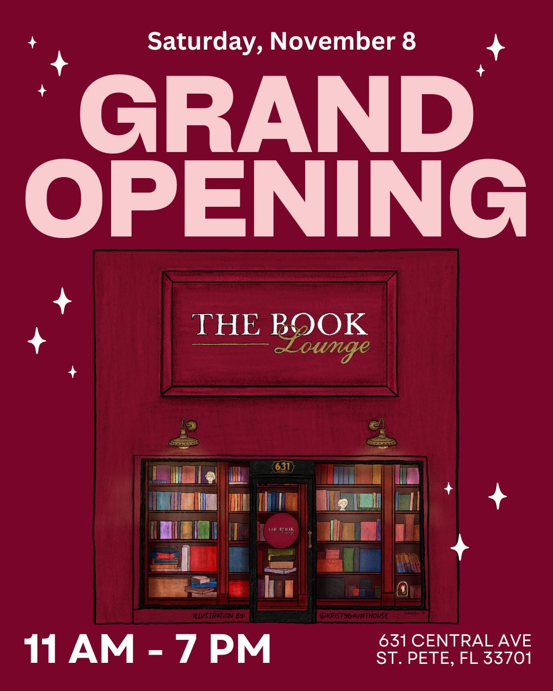The Book Lounge Grand Opening – A New Chapter Begins in St. Pete