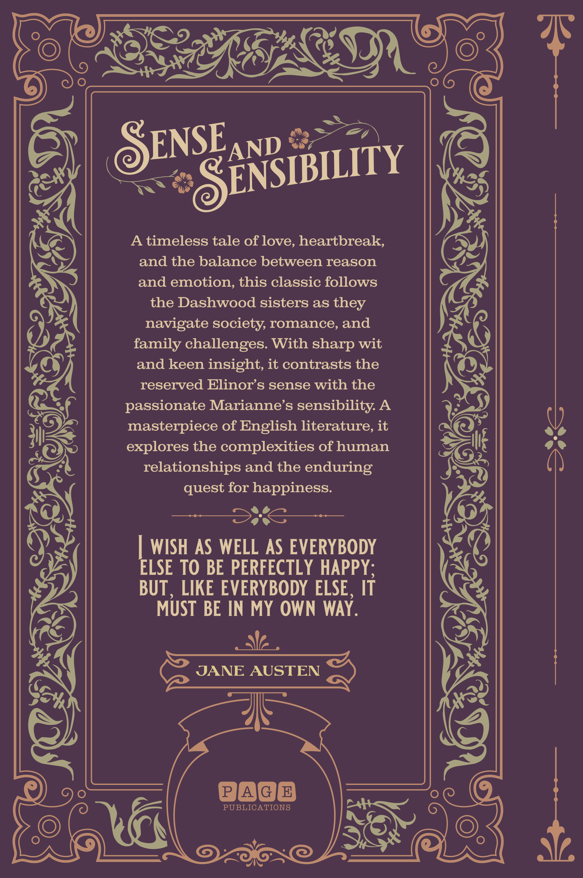 Sense and Sensibility (Deluxe Hardcover)