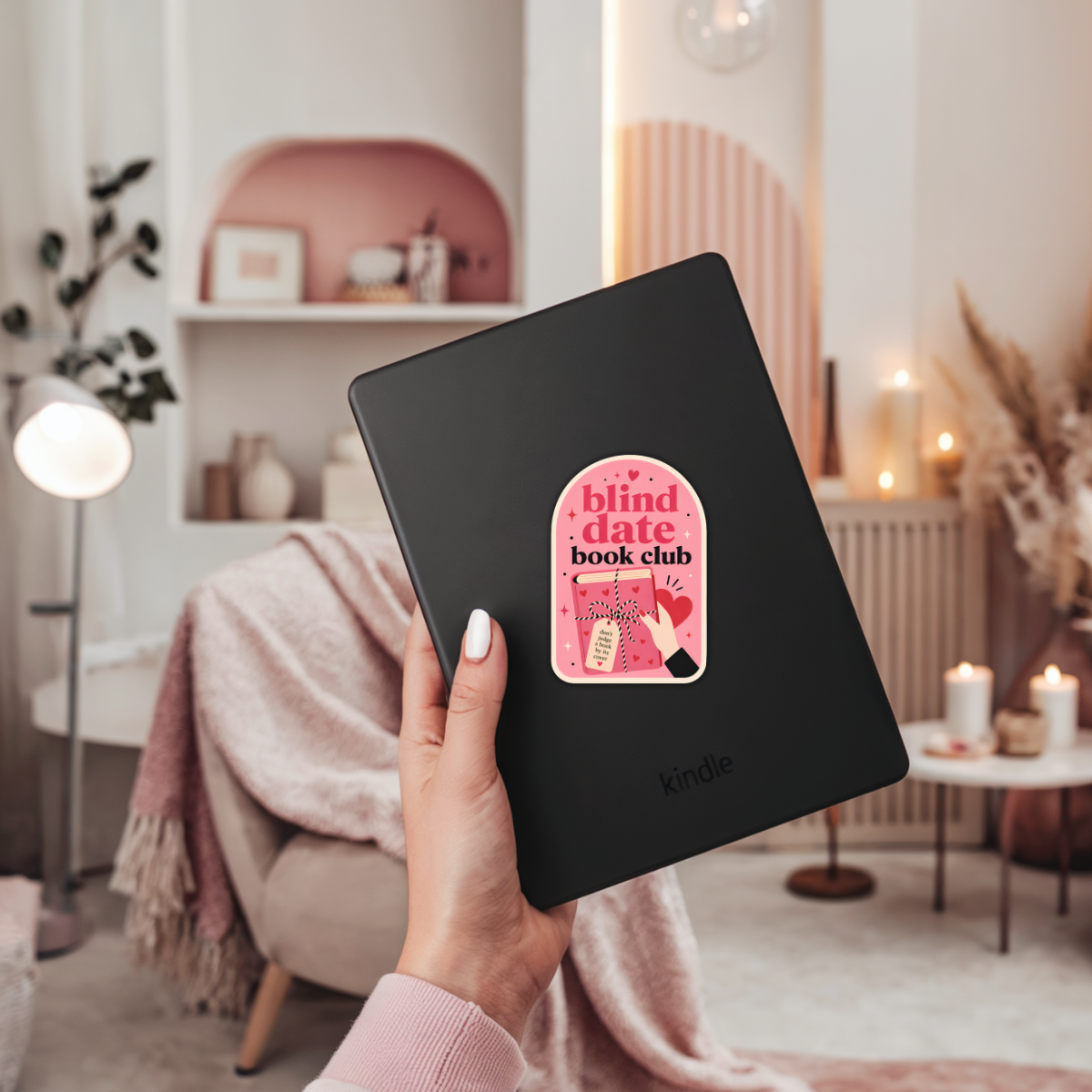 Blind Date Book Club Sticker – Book Lover Reading Club