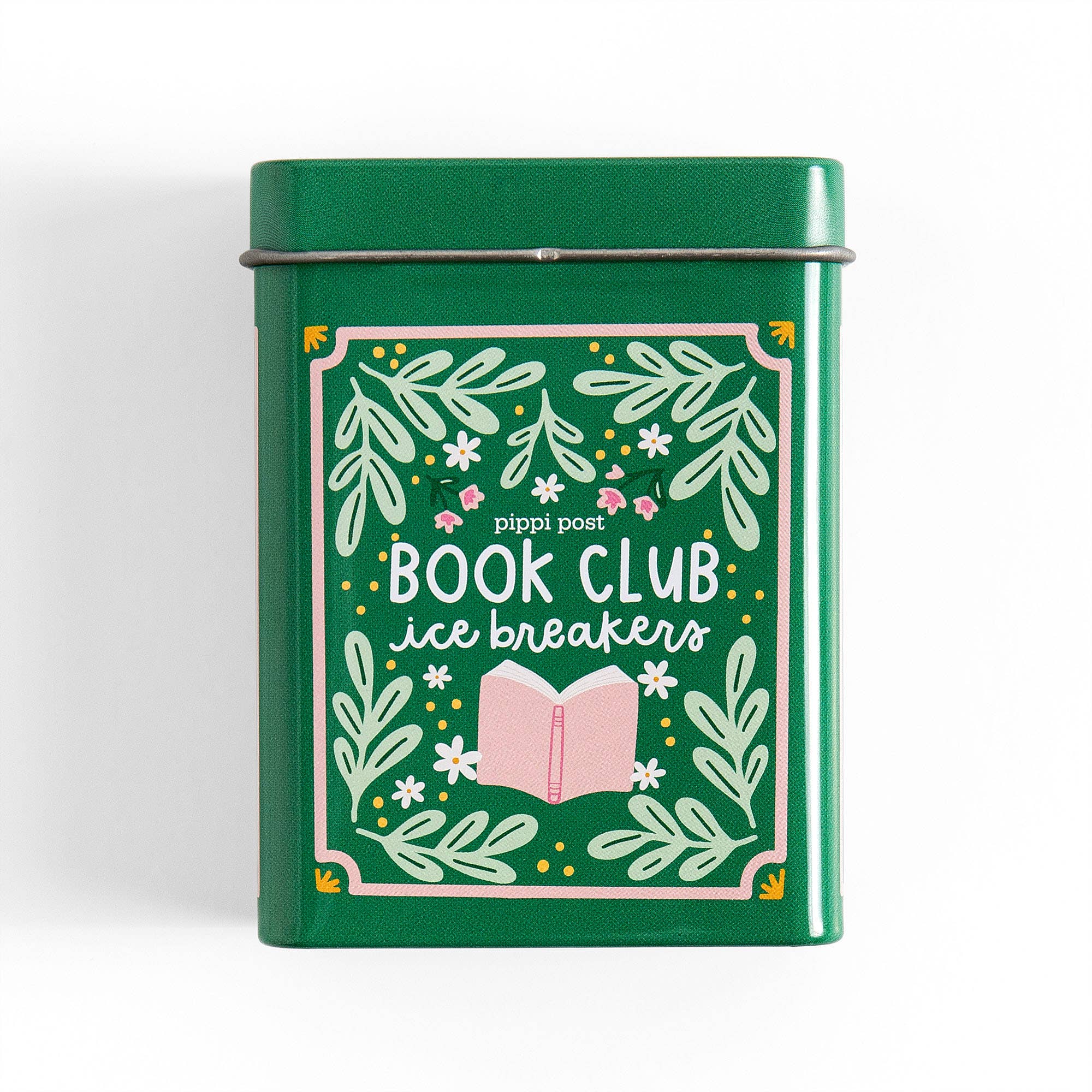 Book Club Ice Breakers Game - Deck of Cards + Storage Tin