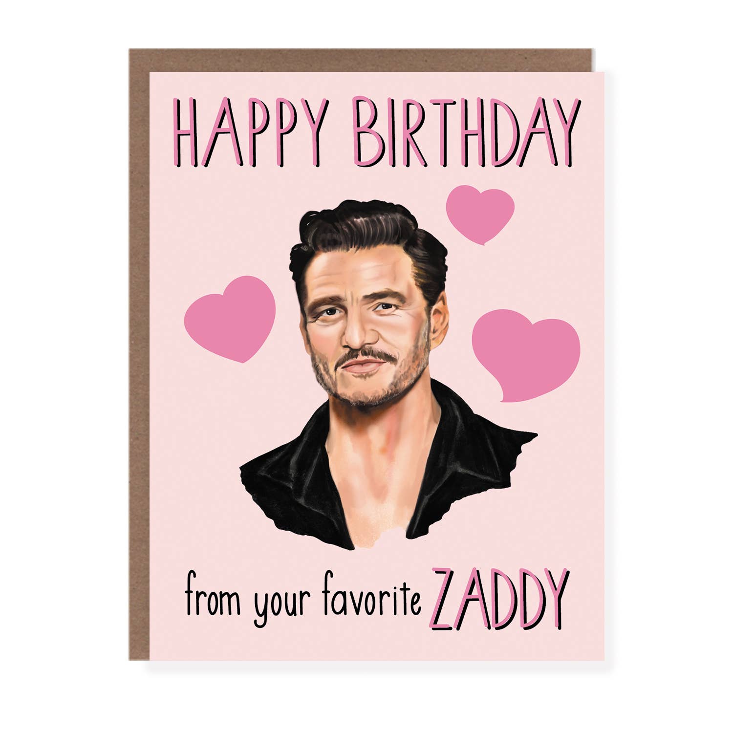 Pedro Zaddy Pop Culture Birthday Card
