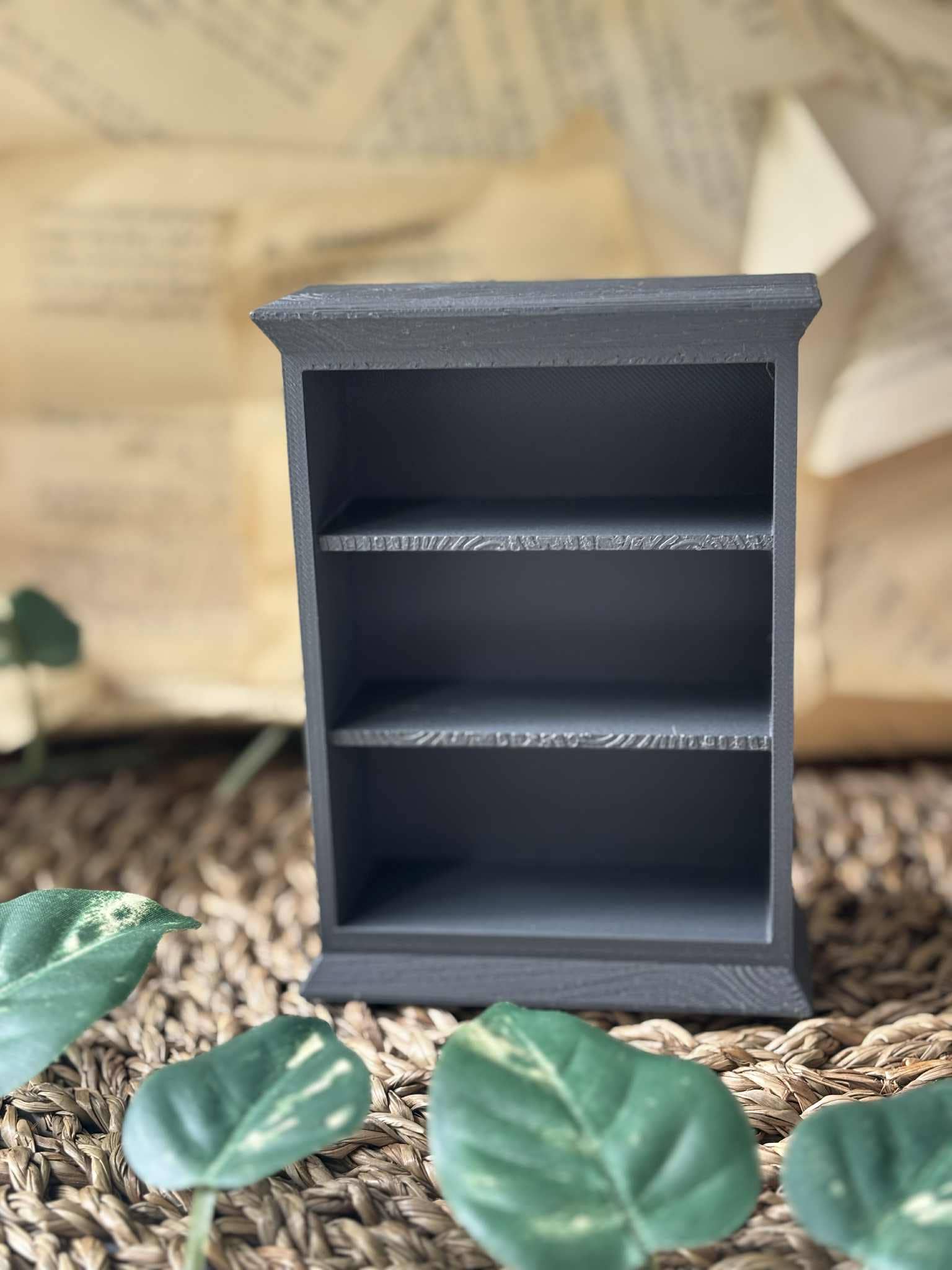 Mini Bookshelf | 3D Printed | Fits Mini Books & Bookish Deco
