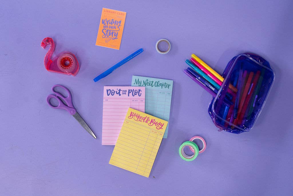 Do it for the Plot Notepad – Cute Bookish Reading Stationery
