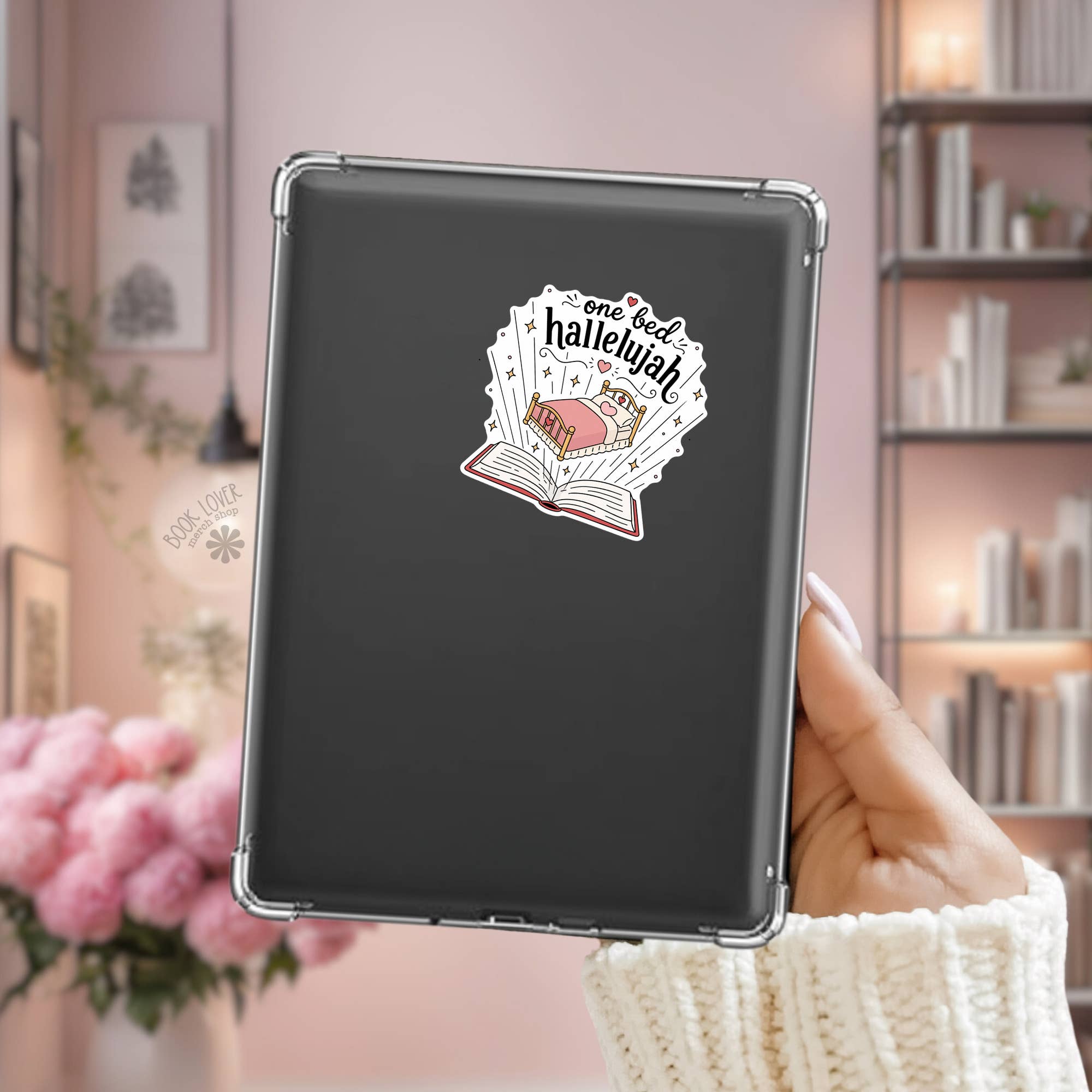 One Bed Hallelujah / Romance Reader Sticker / Bookish Gift