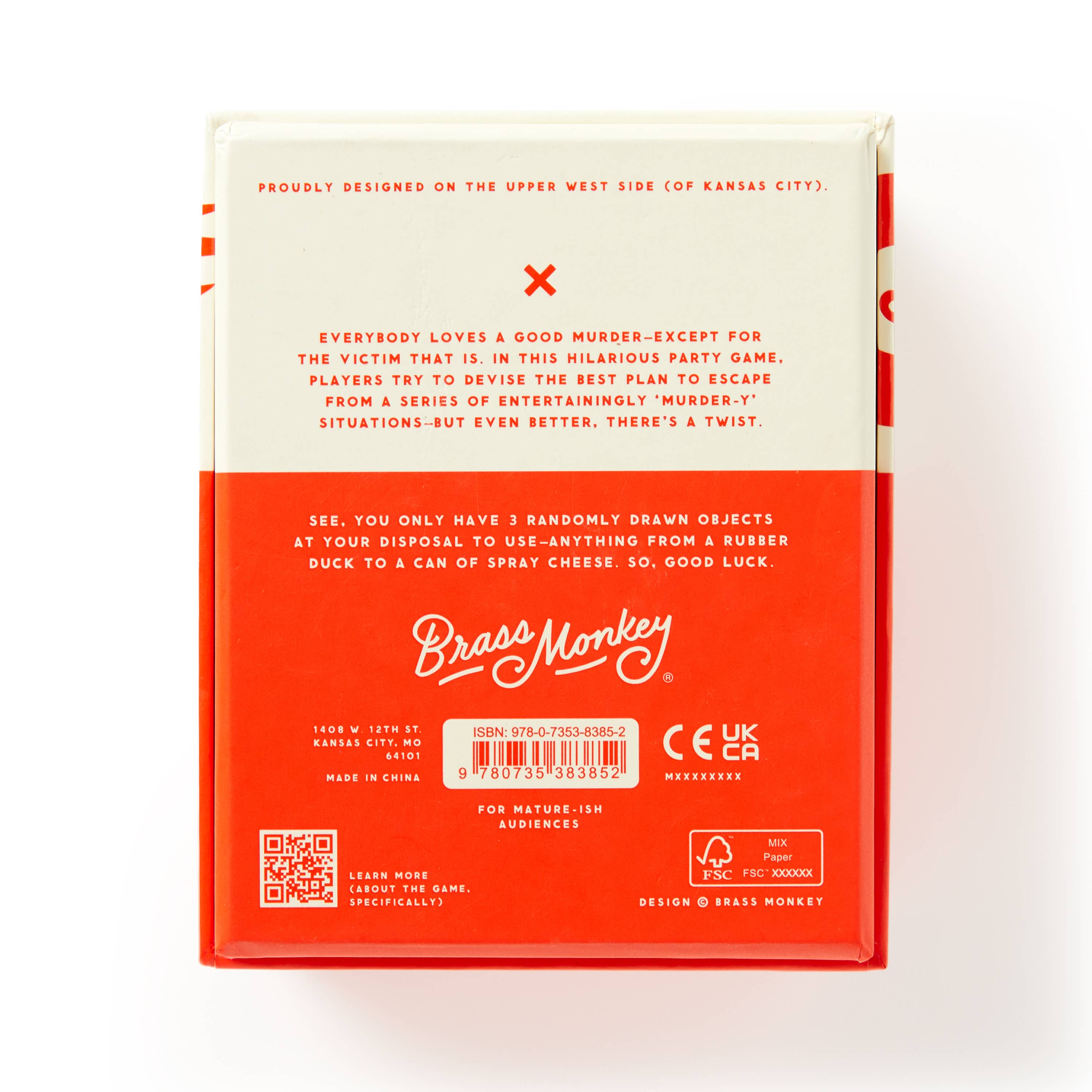 Brass Monkey Not Today, Murder Game