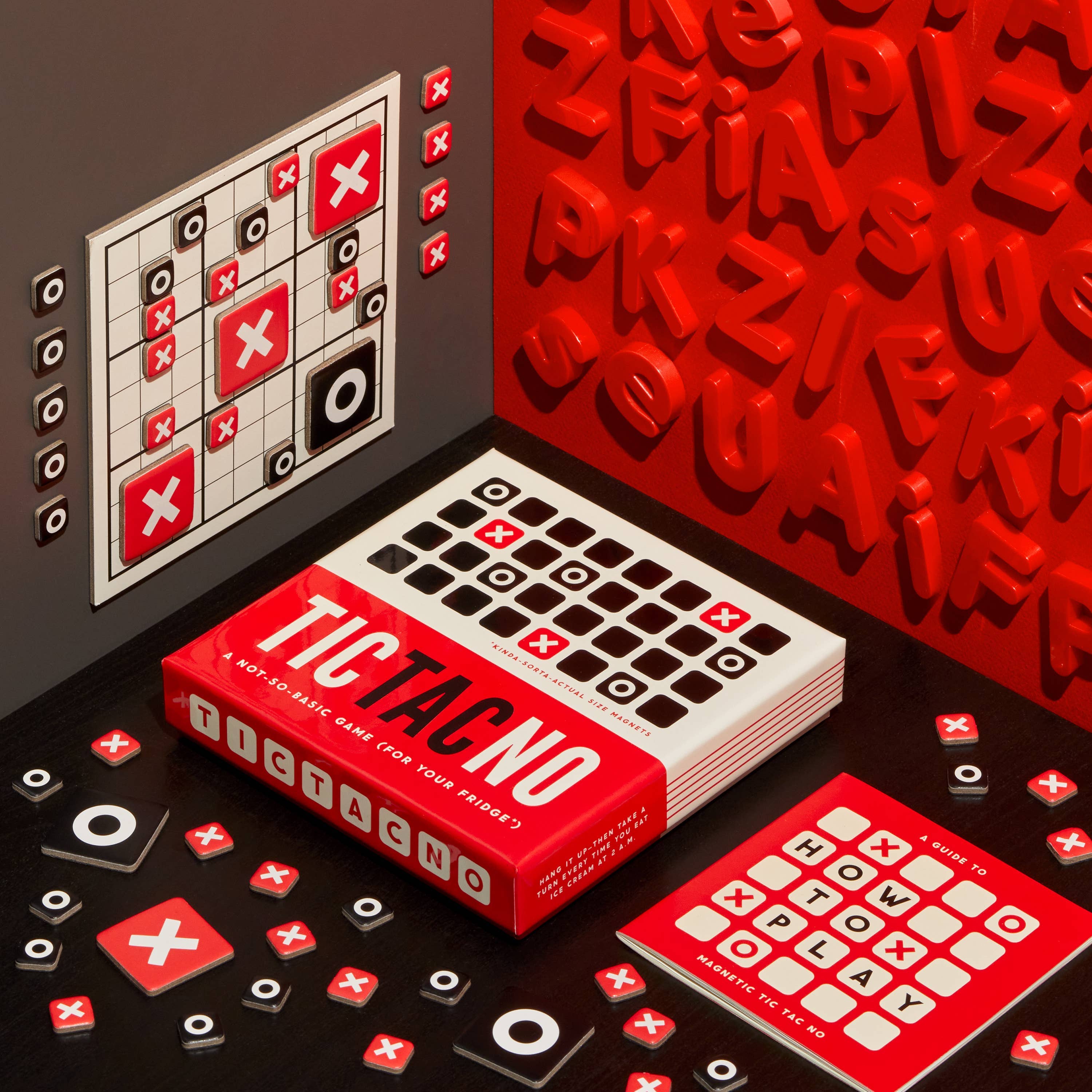 Brass Monkey Tic Tac No Magnetic Fridge Game