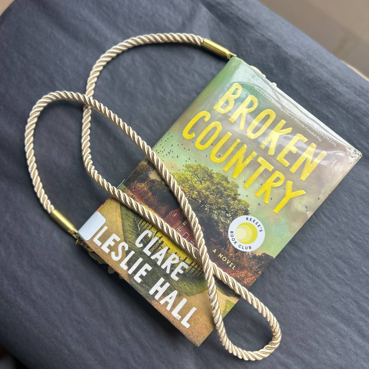 Bookmark "Purse" | Gold Acrylic Book Holder Bookmark
