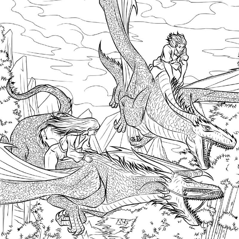 Romantasy Coloring Book by Daniela Liberona