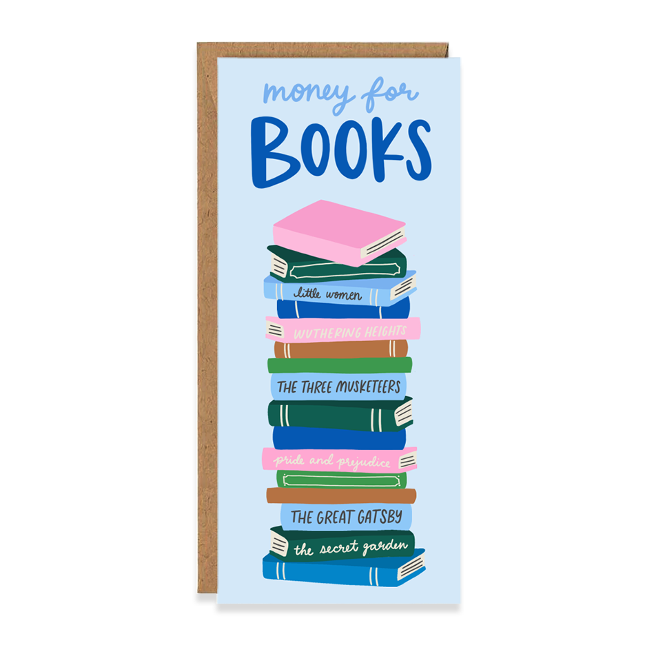 Money for Books Money Holder Card