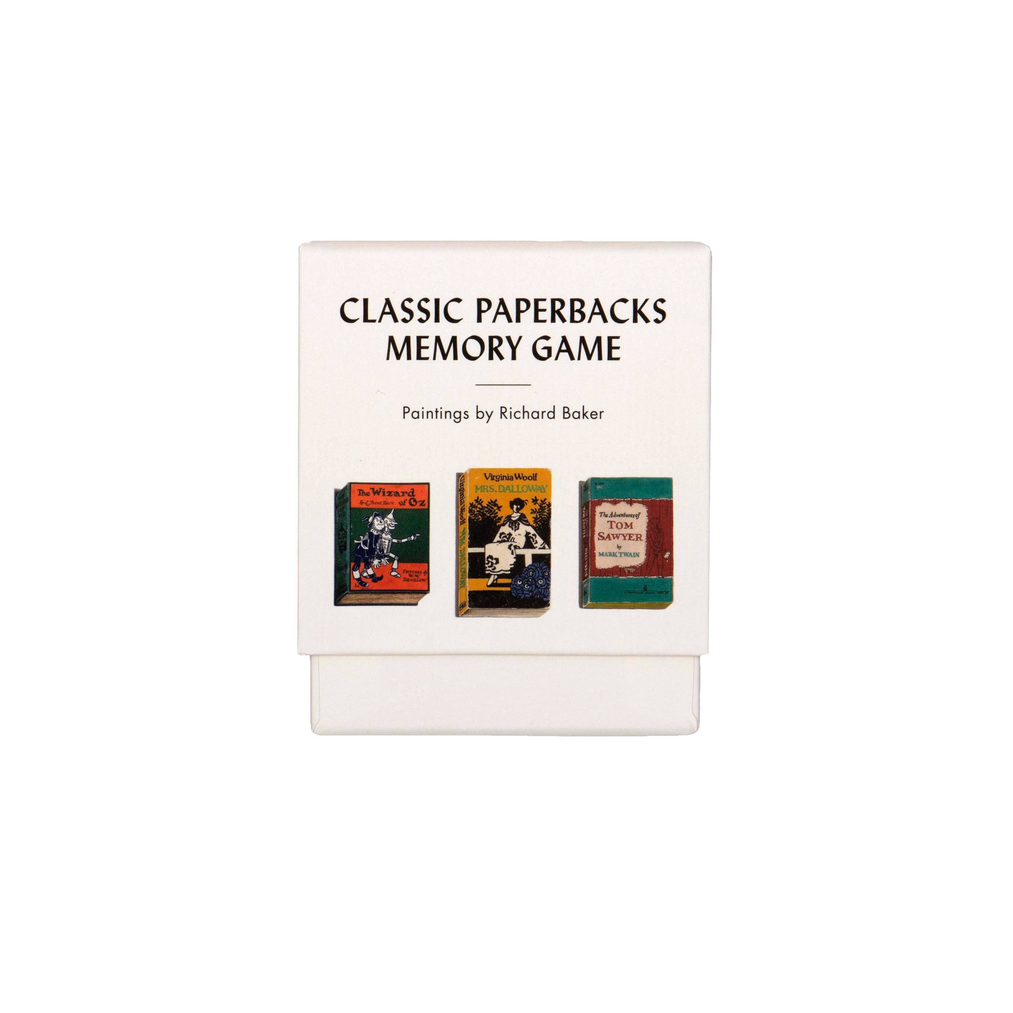 Classic Paperbacks Memory Game