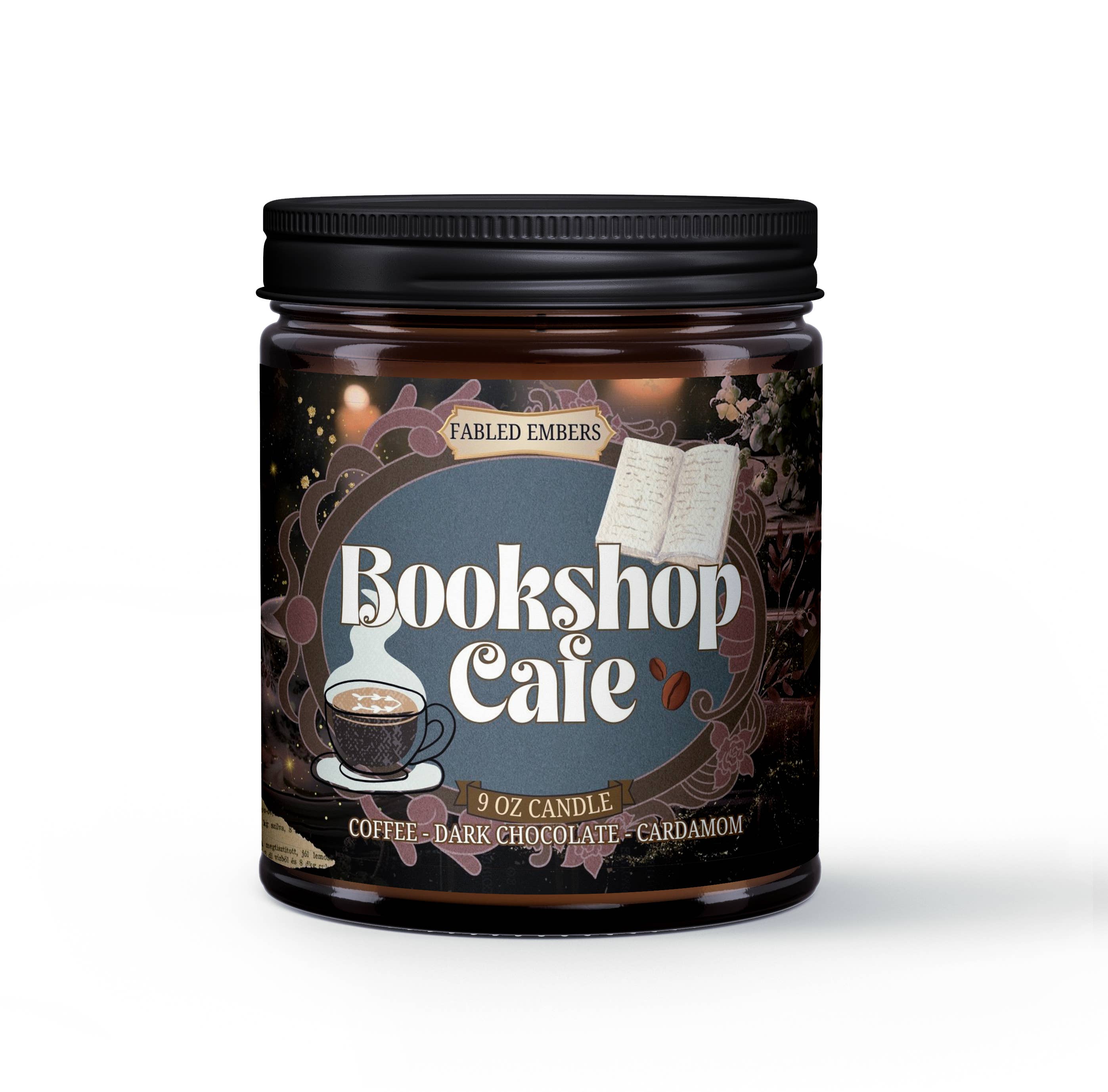 BOOKSHOP CAFE | Coffee Scented book lovers candle