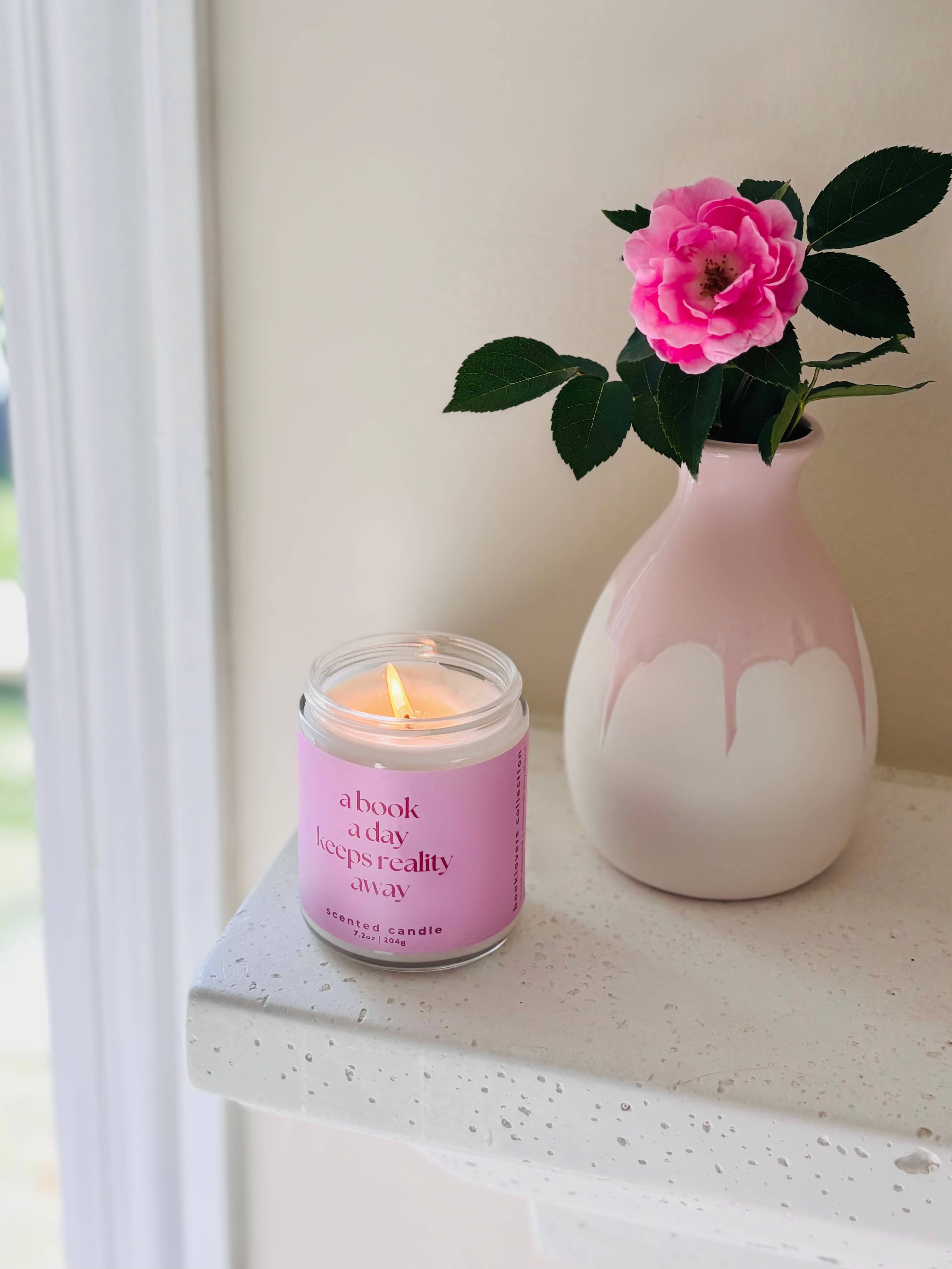 Romance Book Club Candle | Valentine's Day Bookish Candle
