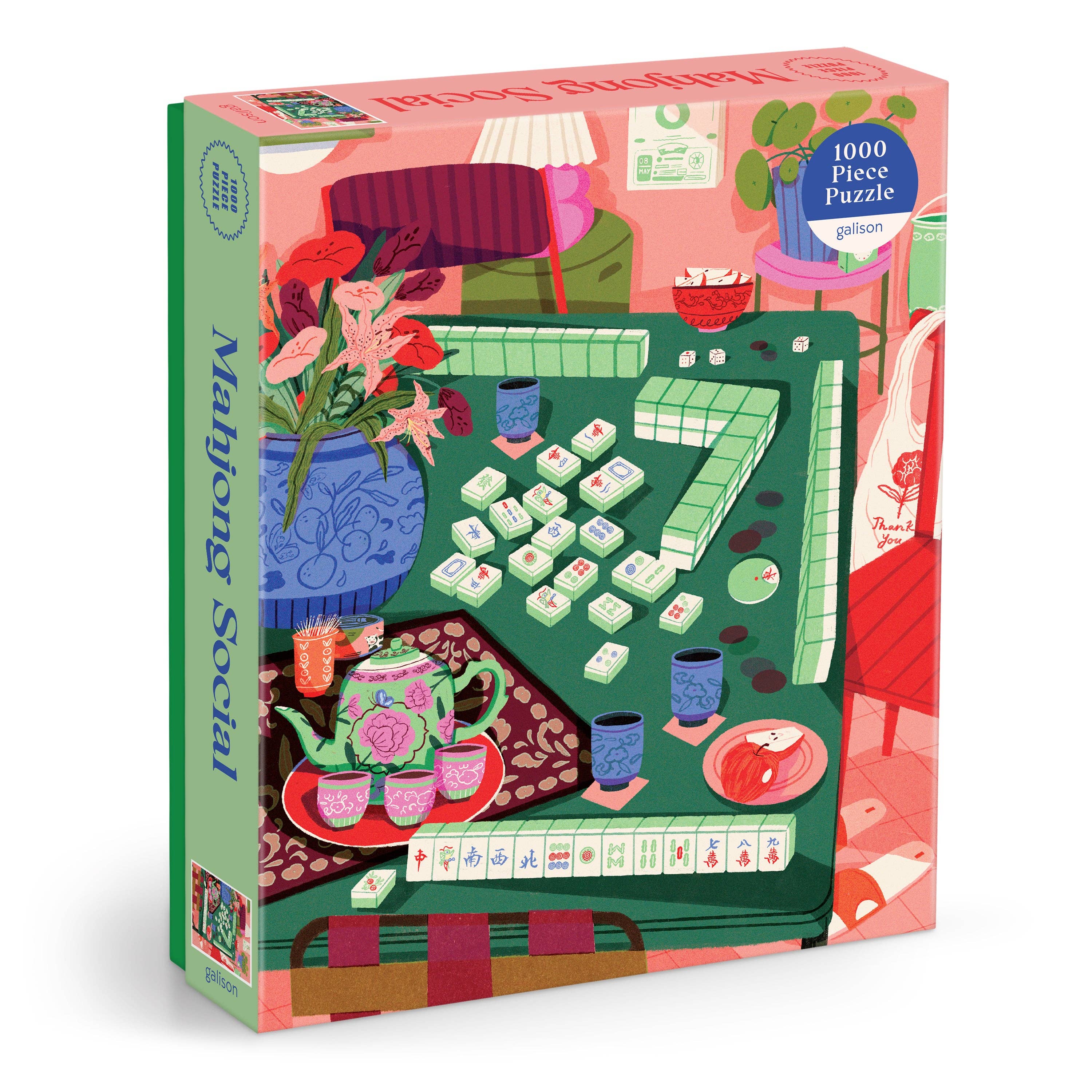 Mahjong Social 1000 Piece Puzzle