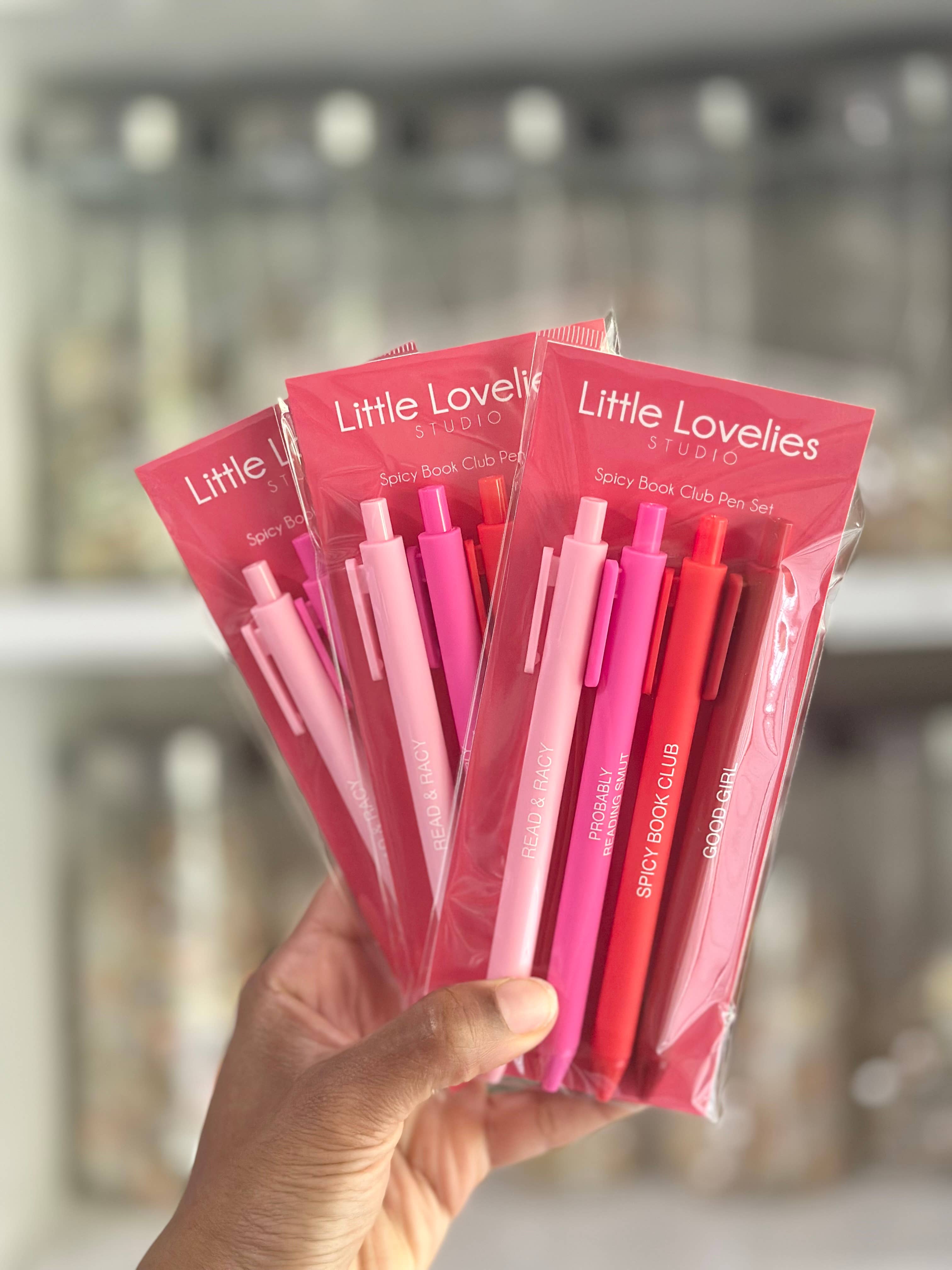 Spicy Book Club Pen Set – Set of 4