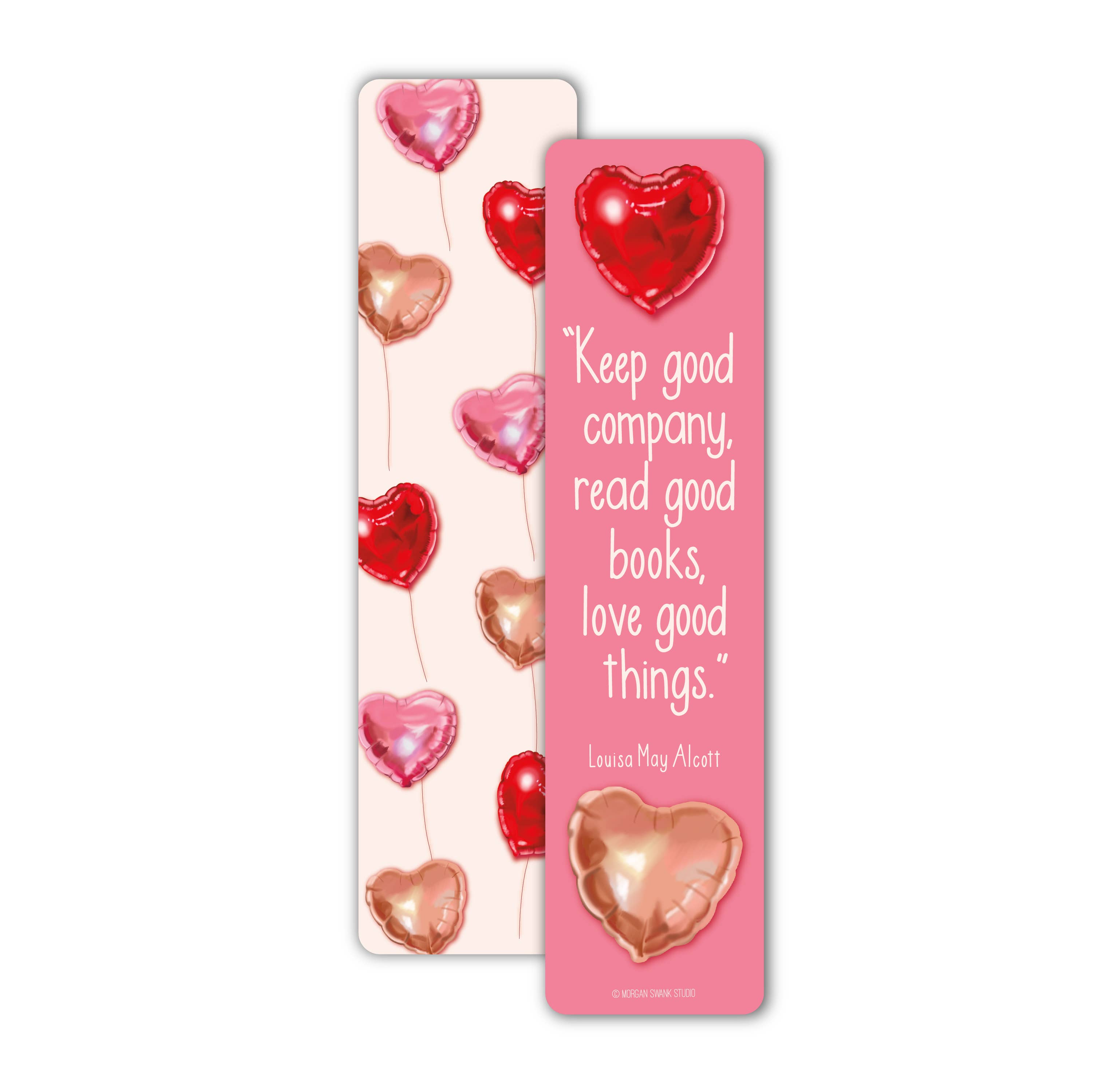 Balloon Hearts Bookmark