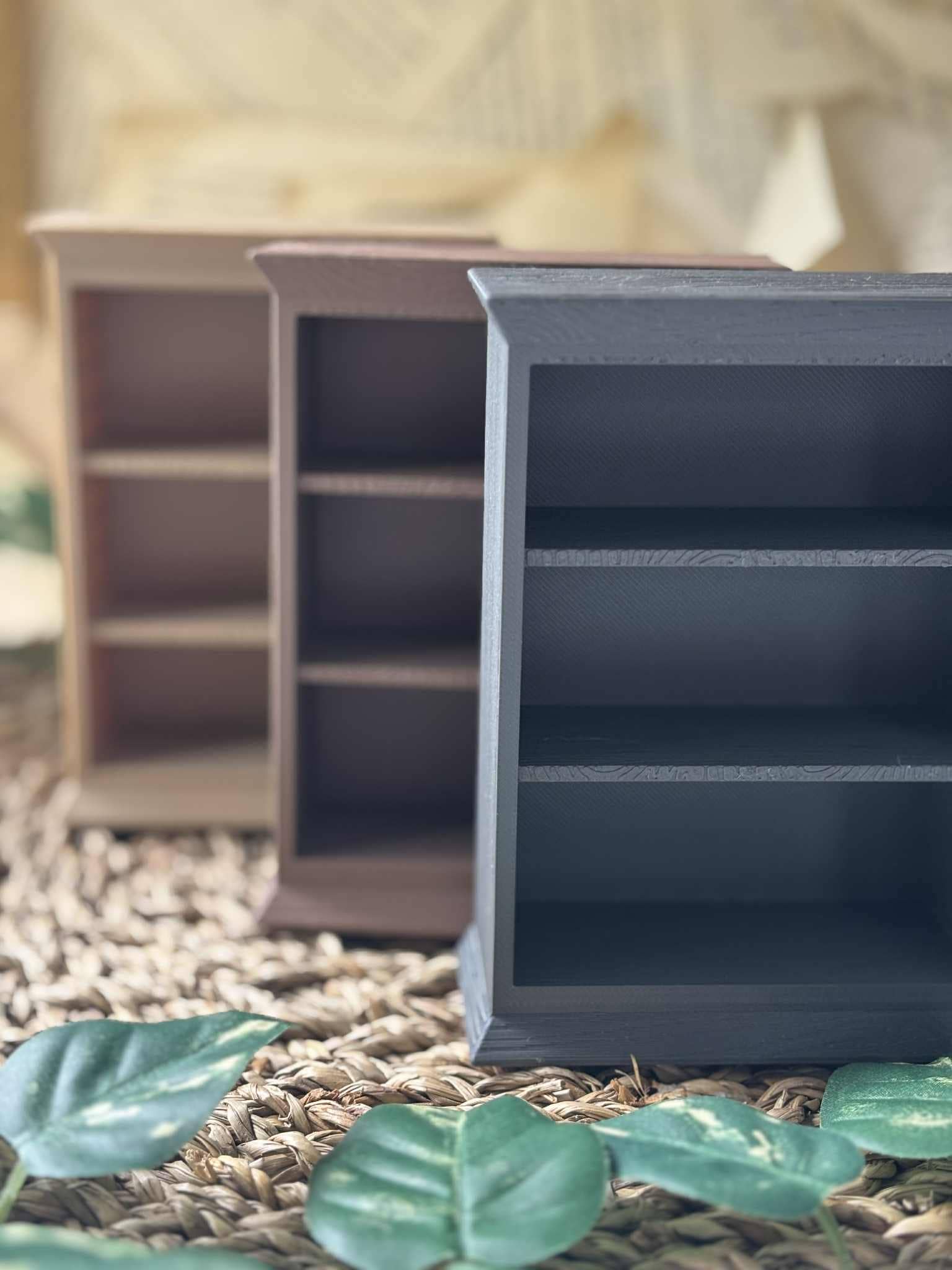 Mini Bookshelf | 3D Printed | Fits Mini Books & Bookish Deco