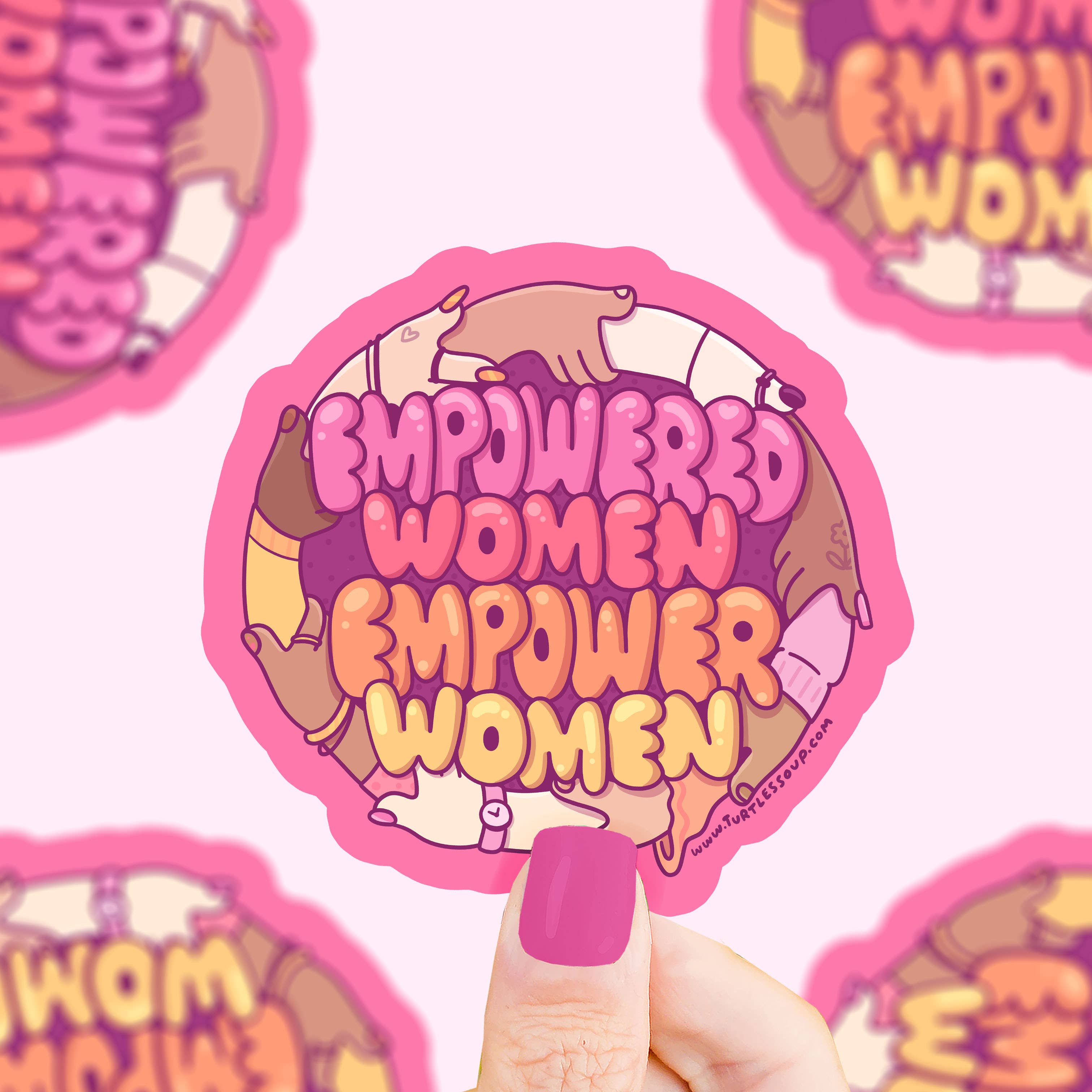 Empowered Women Vinyl Sticker