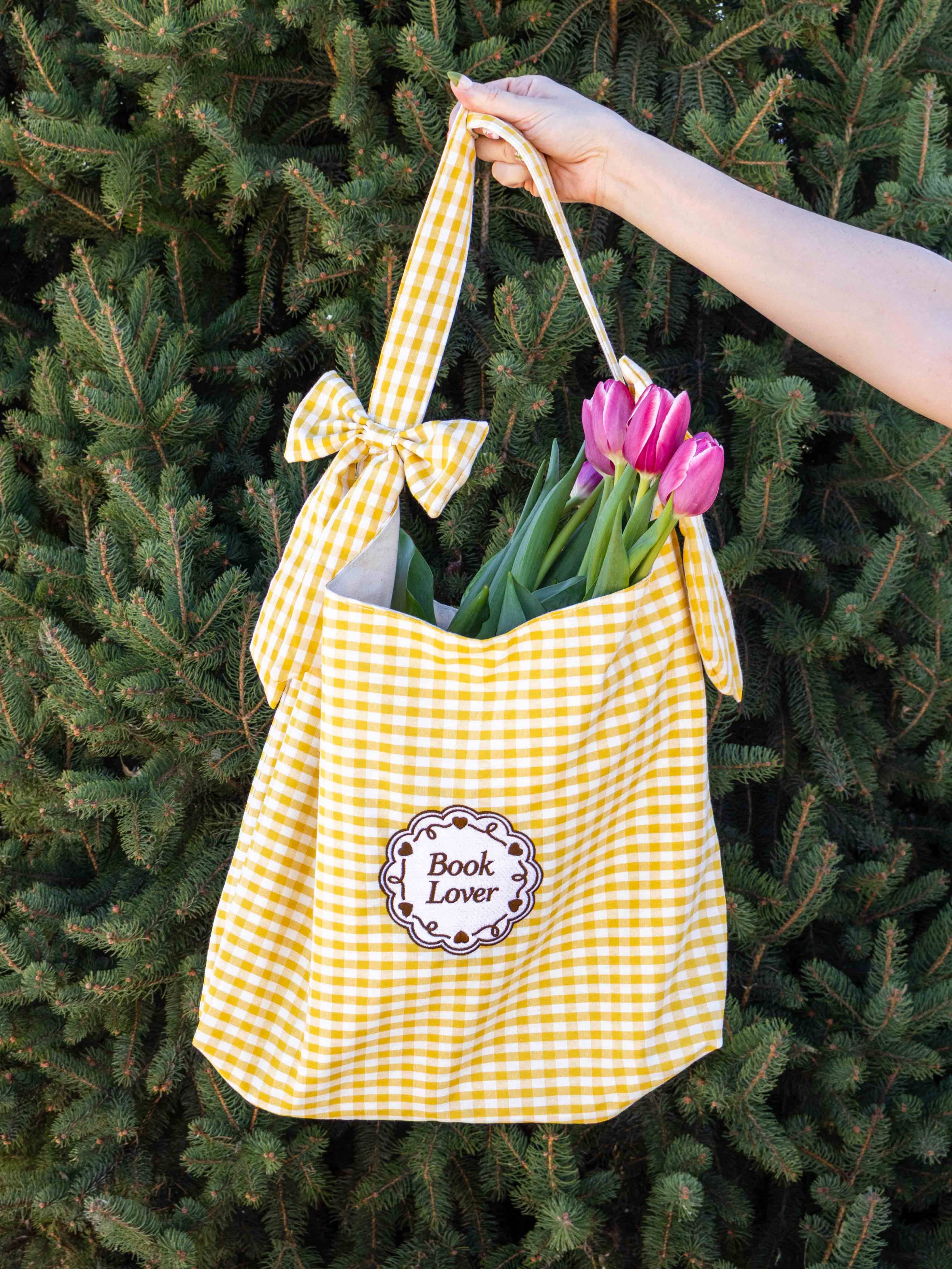 Book Lover Bow Tote
