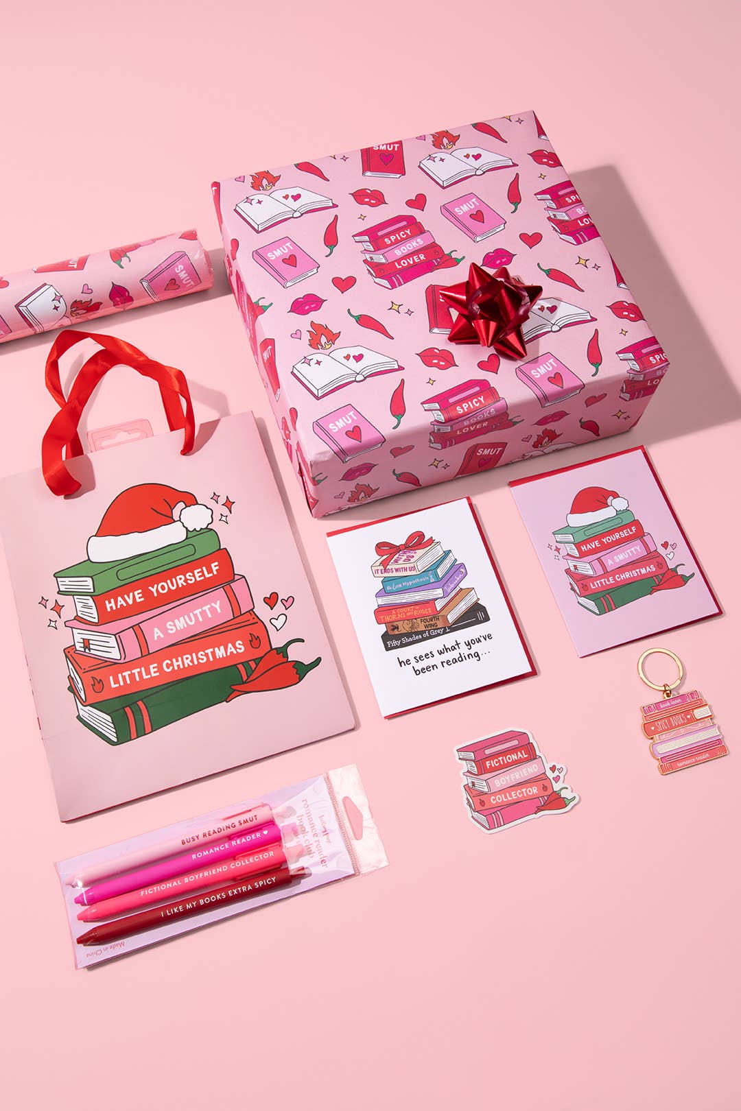 Romance Spicy Books Wrapping Paper Roll