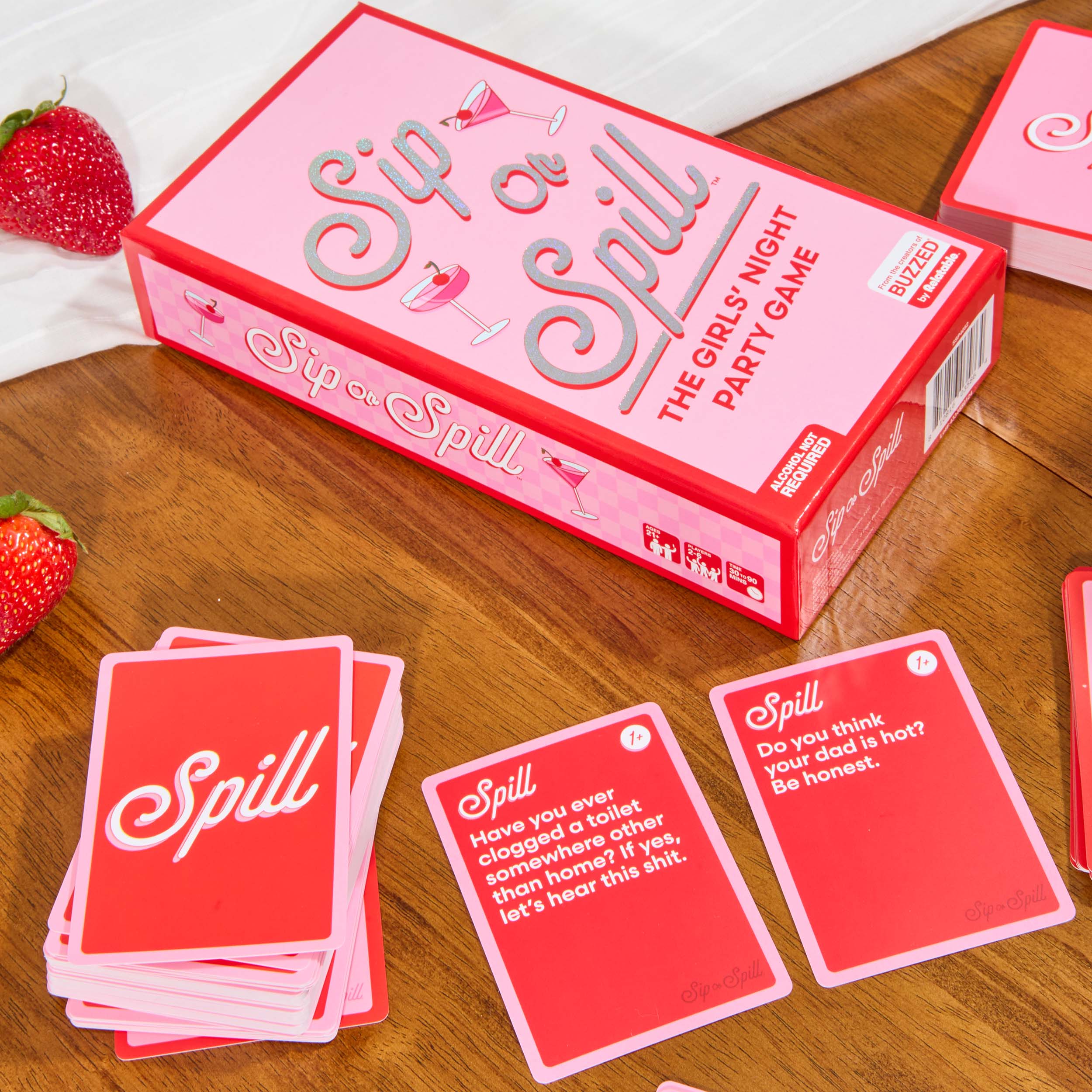 Sip or Spill — The Girl's Night Drinking Game by Relatable