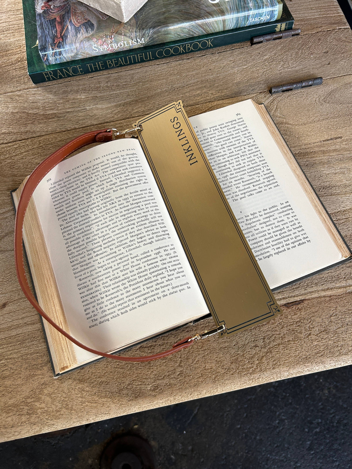 Bookmark "Purse" | Gold Acrylic Book Holder Bookmark