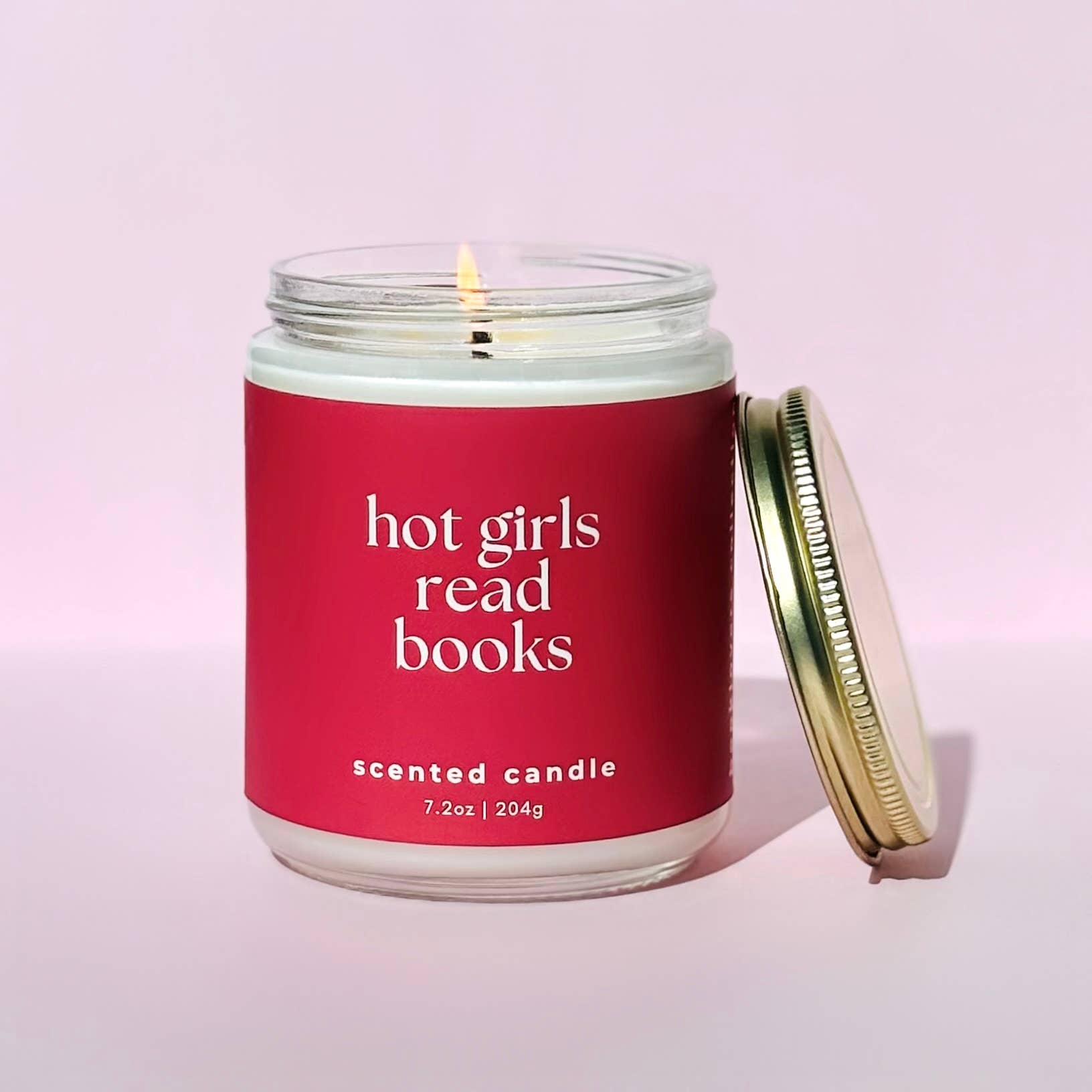Hot Girls Read Books Candle | Fall Bookish Candle