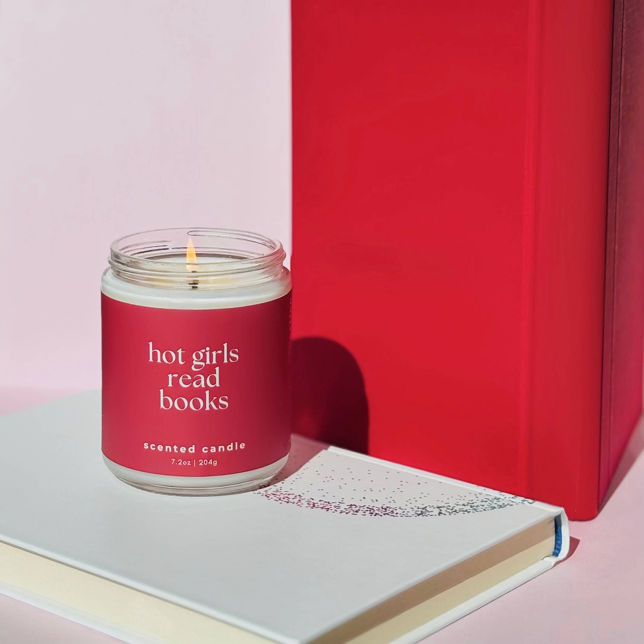 Hot Girls Read Books Candle | Fall Bookish Candle