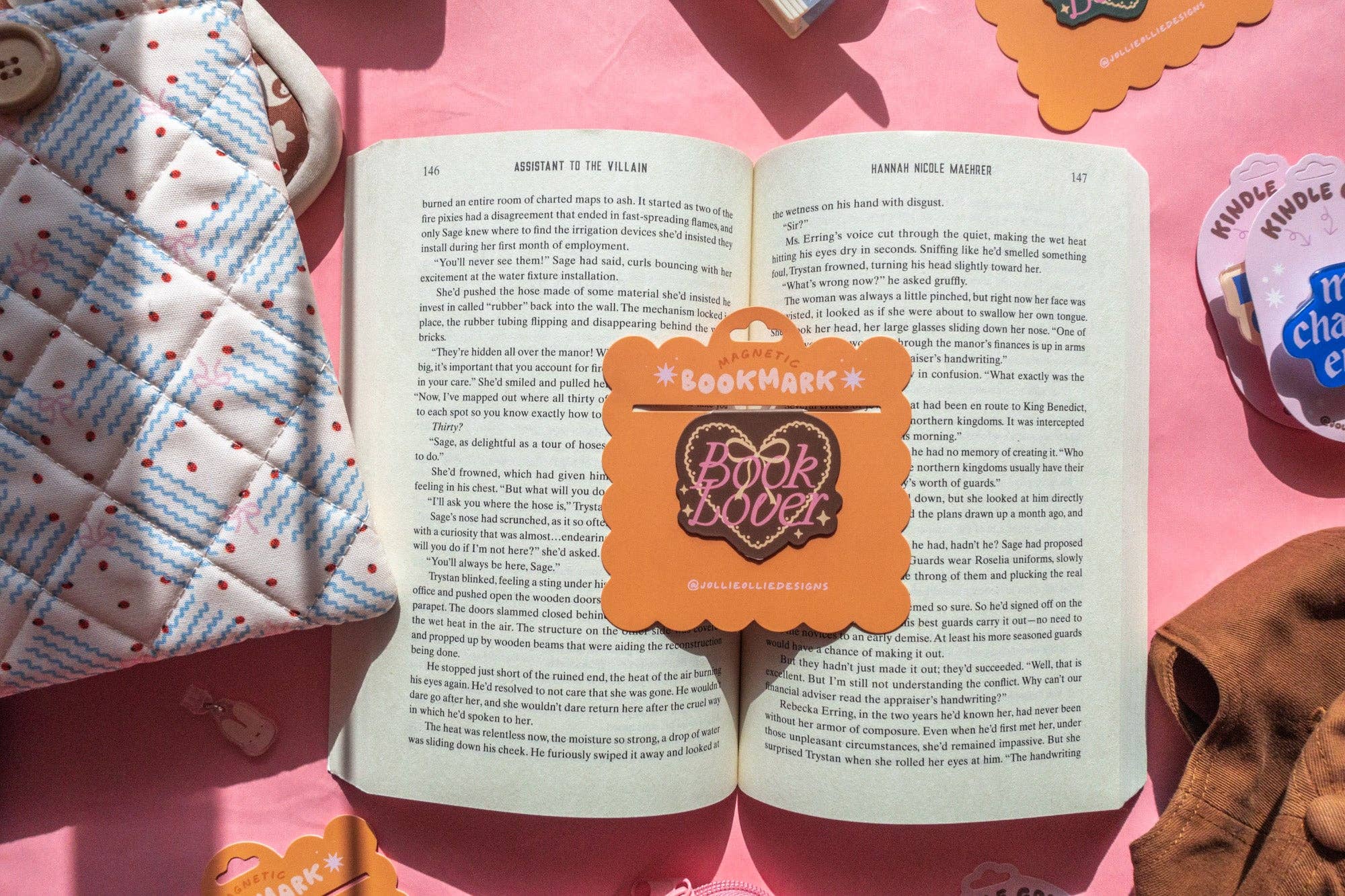 Book Lover [brown] Magnetic Bookmark