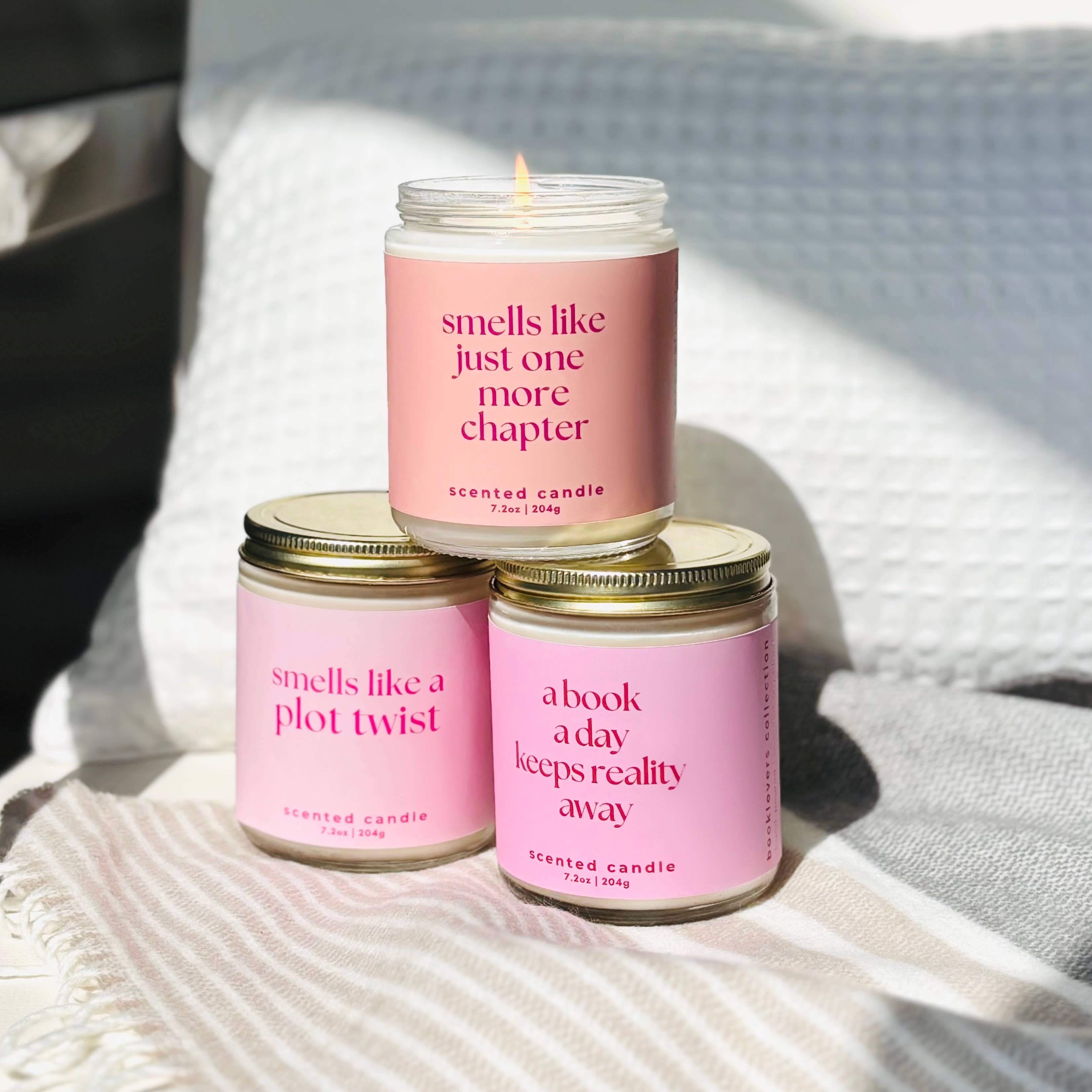 Romance Book Club Candle | Valentine's Day Bookish Candle