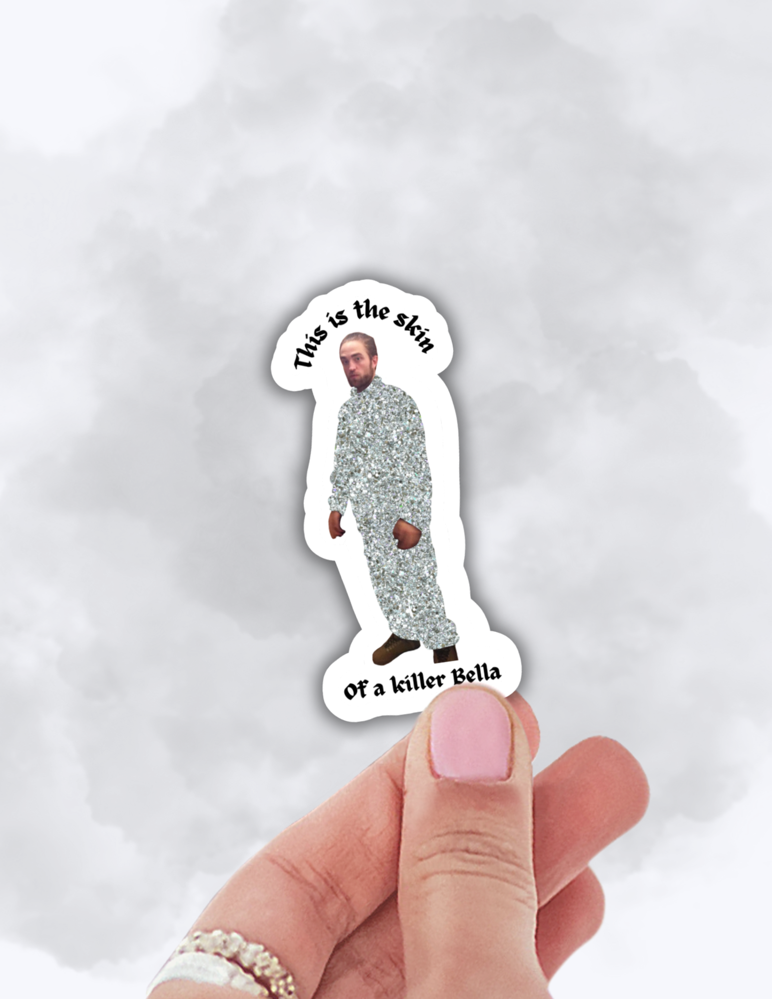 Funny twilight sticker, meme, bookish decals for laptop
