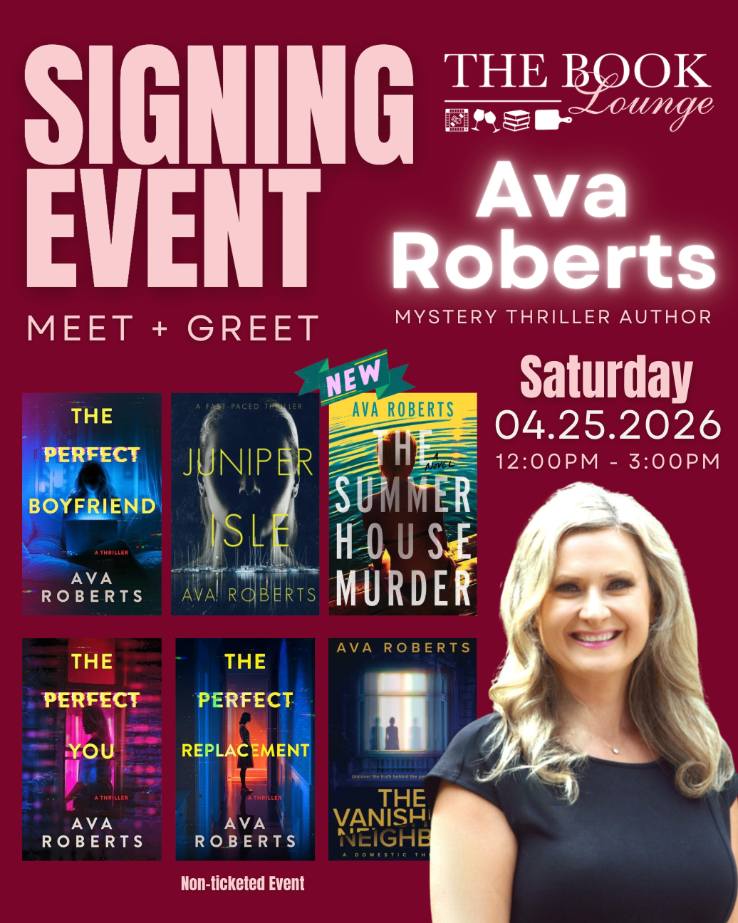 Author Signing: Ava Roberts!