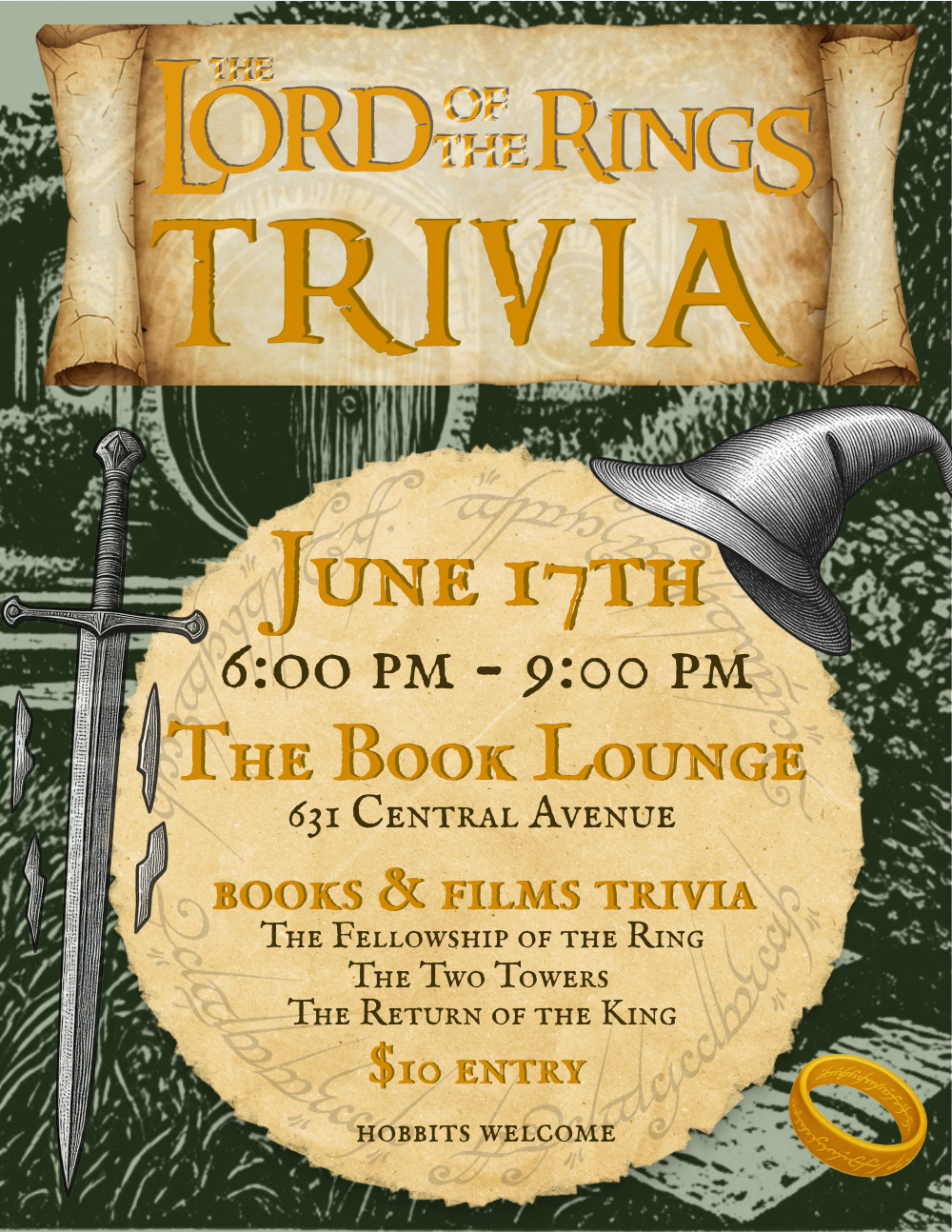 The Lord of the Rings Trivia Night!